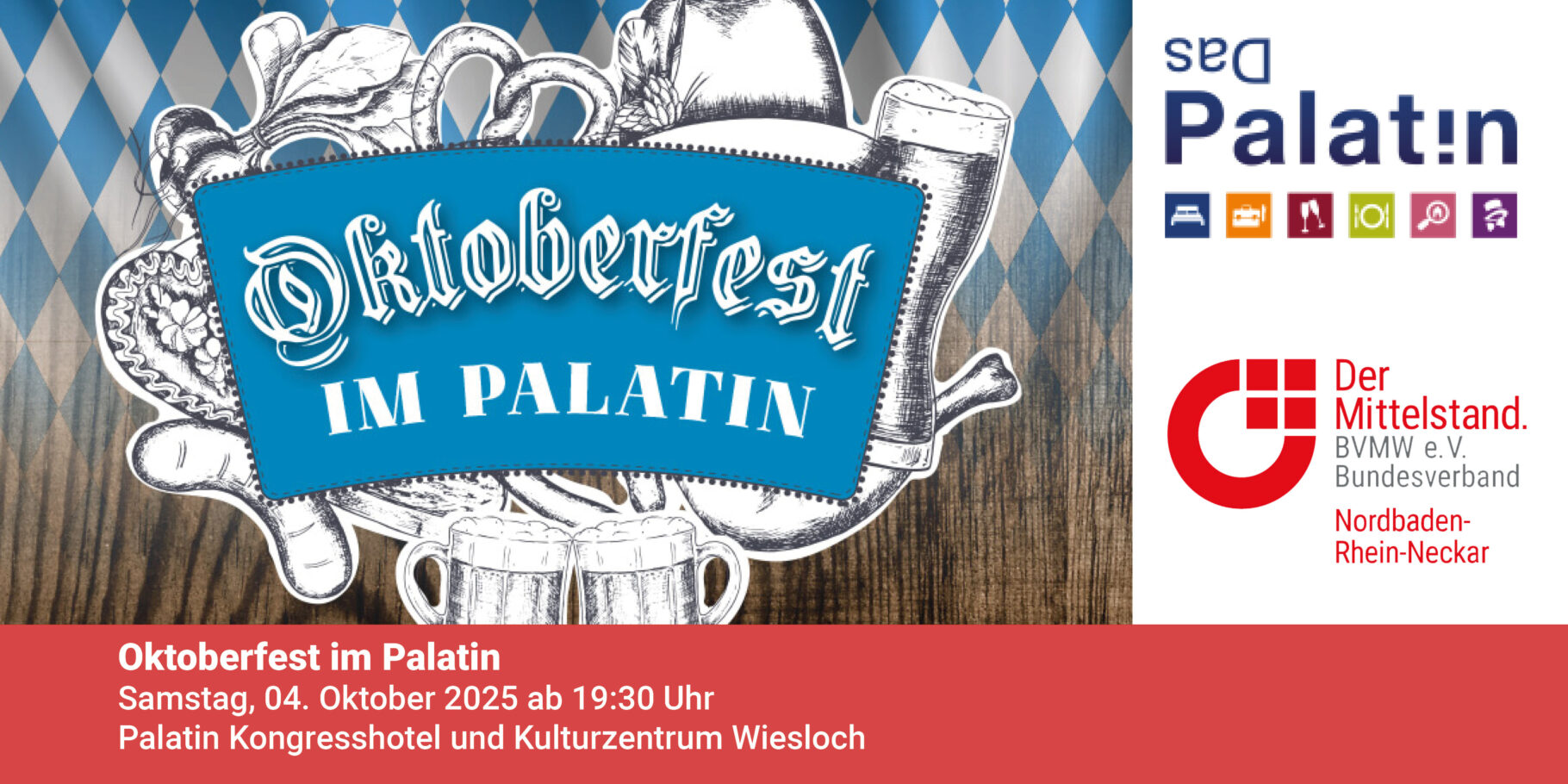 Banner zum Oktoberfest im Palatin
