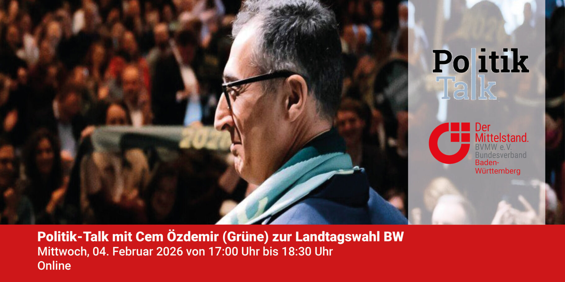 Politik-Talk mit Cem Özdemir (Grüne) zur Landtagswahl BW