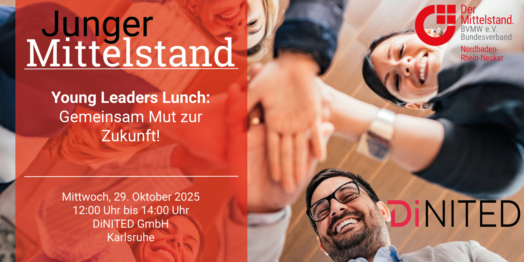Banner zur Veranstaltung Young Leaders Lunch im Oktober 2025