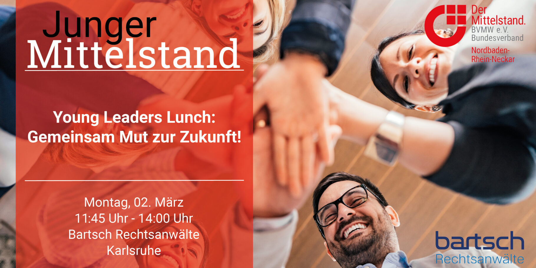 Banner zum Young Leaders Lunch am 02.03.3036
