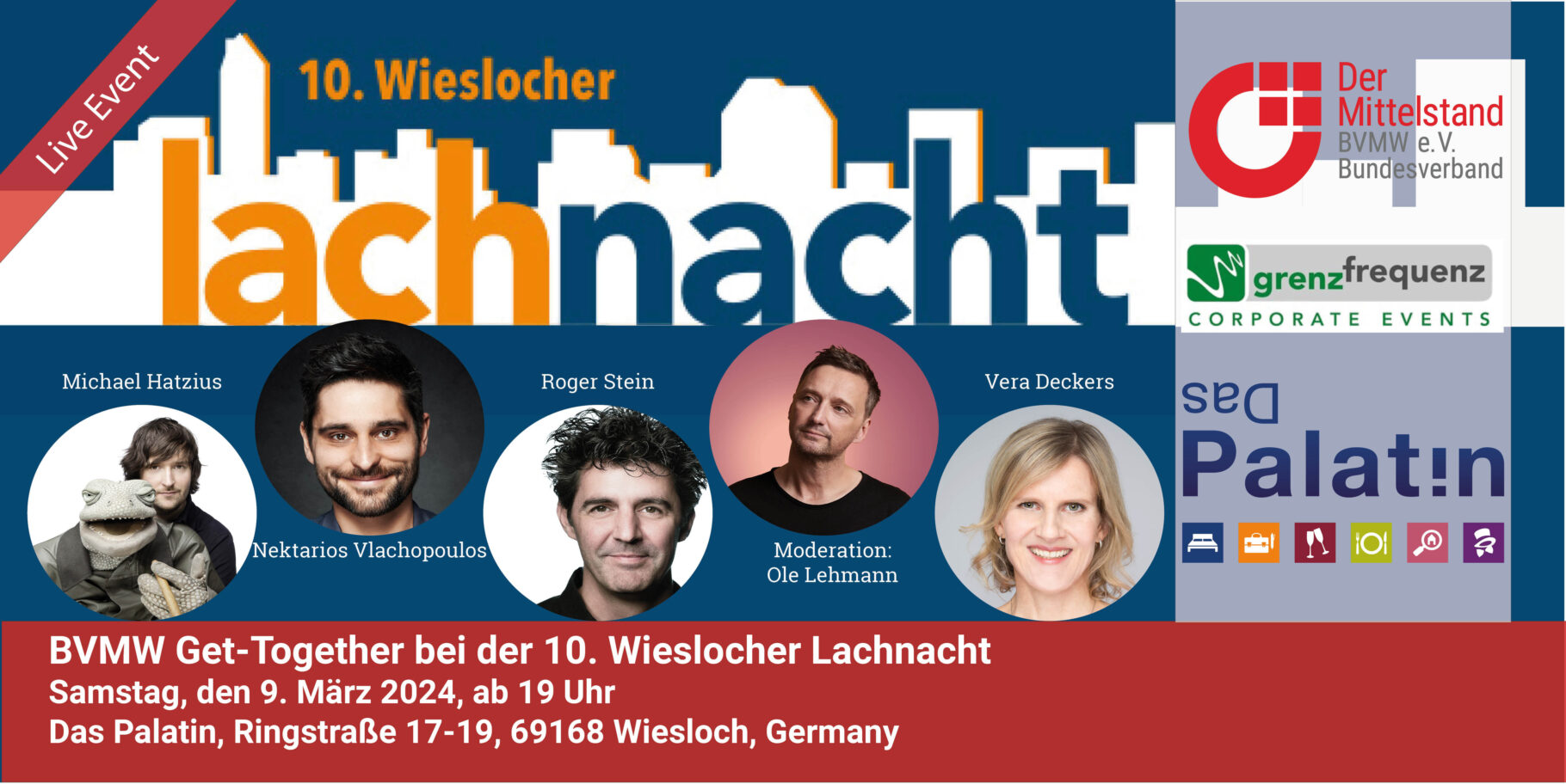 Banner Wieslocher Lachnacht