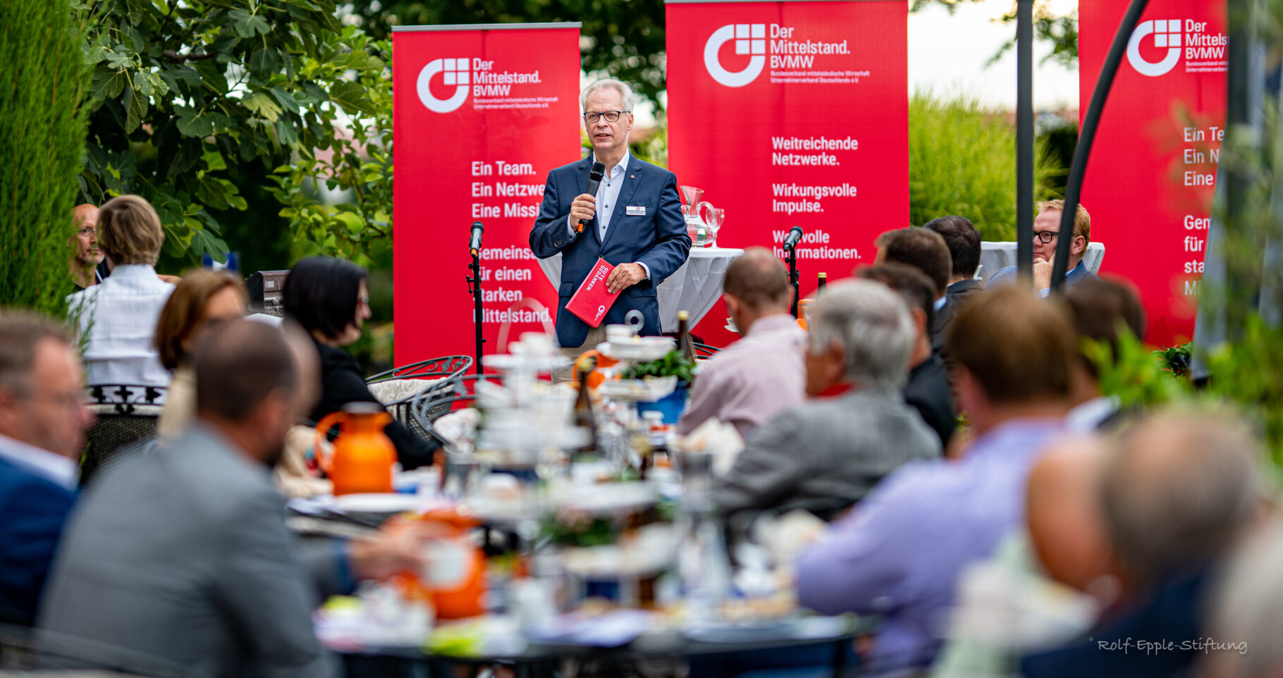 BVMW Verbandsbeauftragter Lothar Schmidt bei Moderation