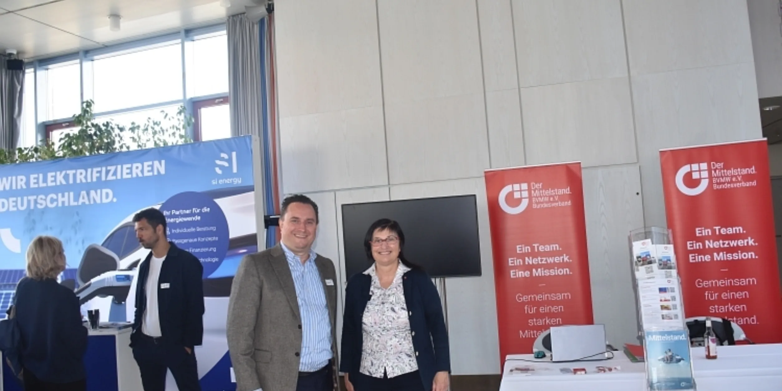Blick auf den Stand