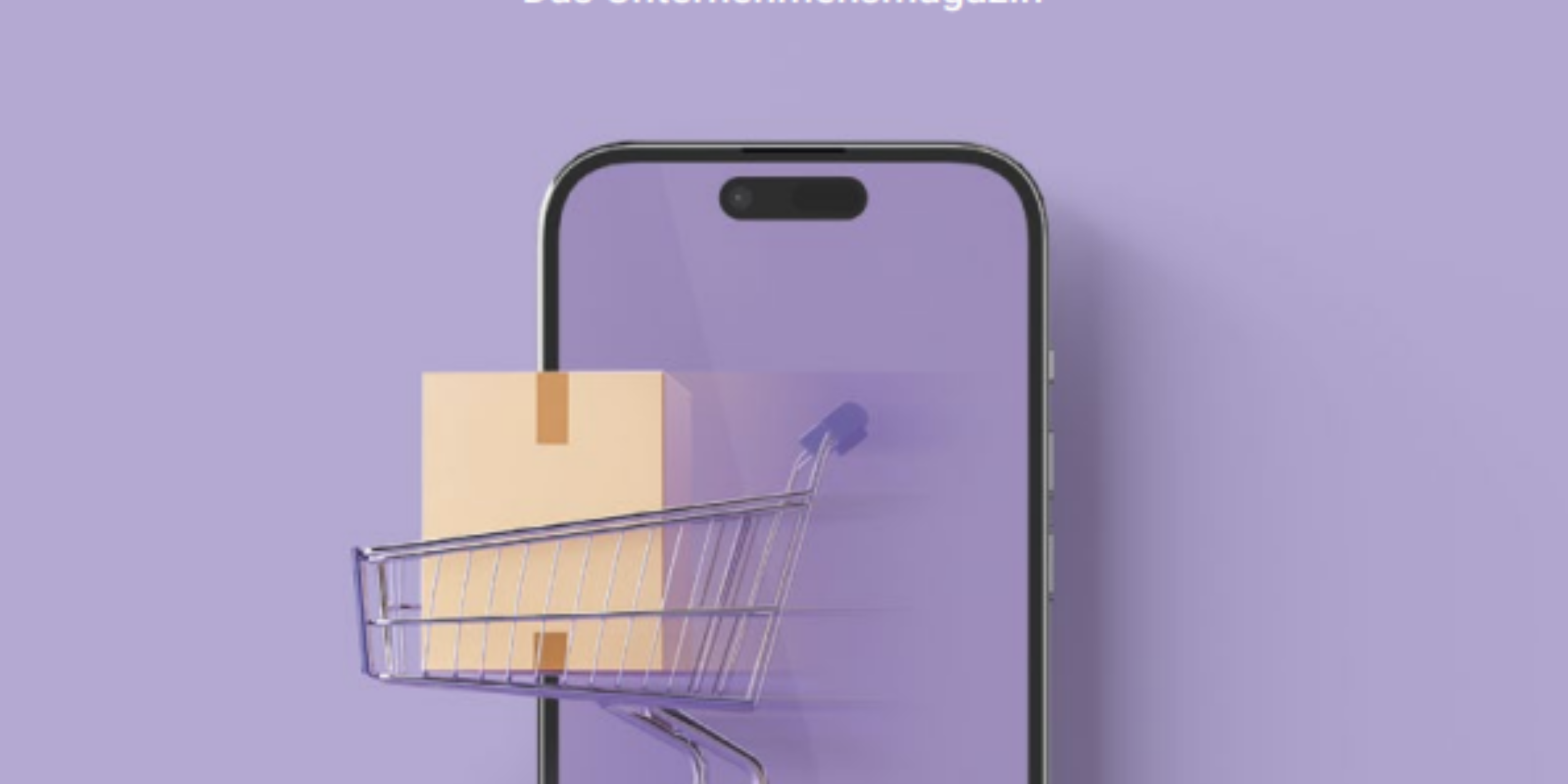 Lila Cover des Magazins