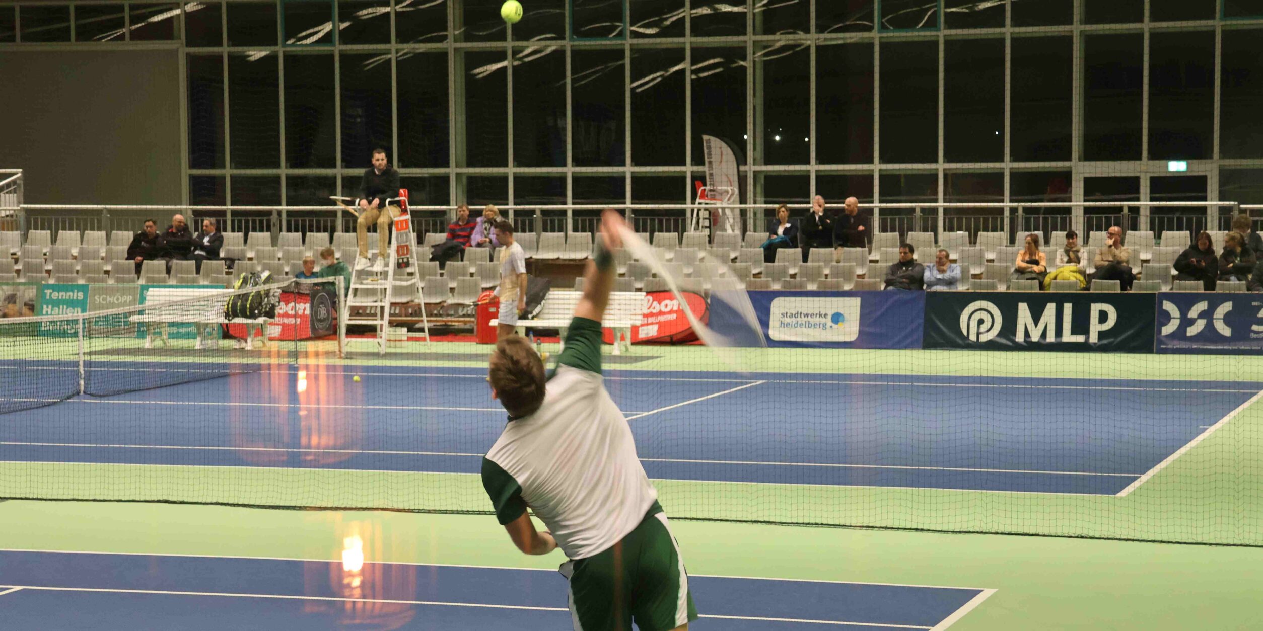 Tennisspieler auf dem MLP Cup