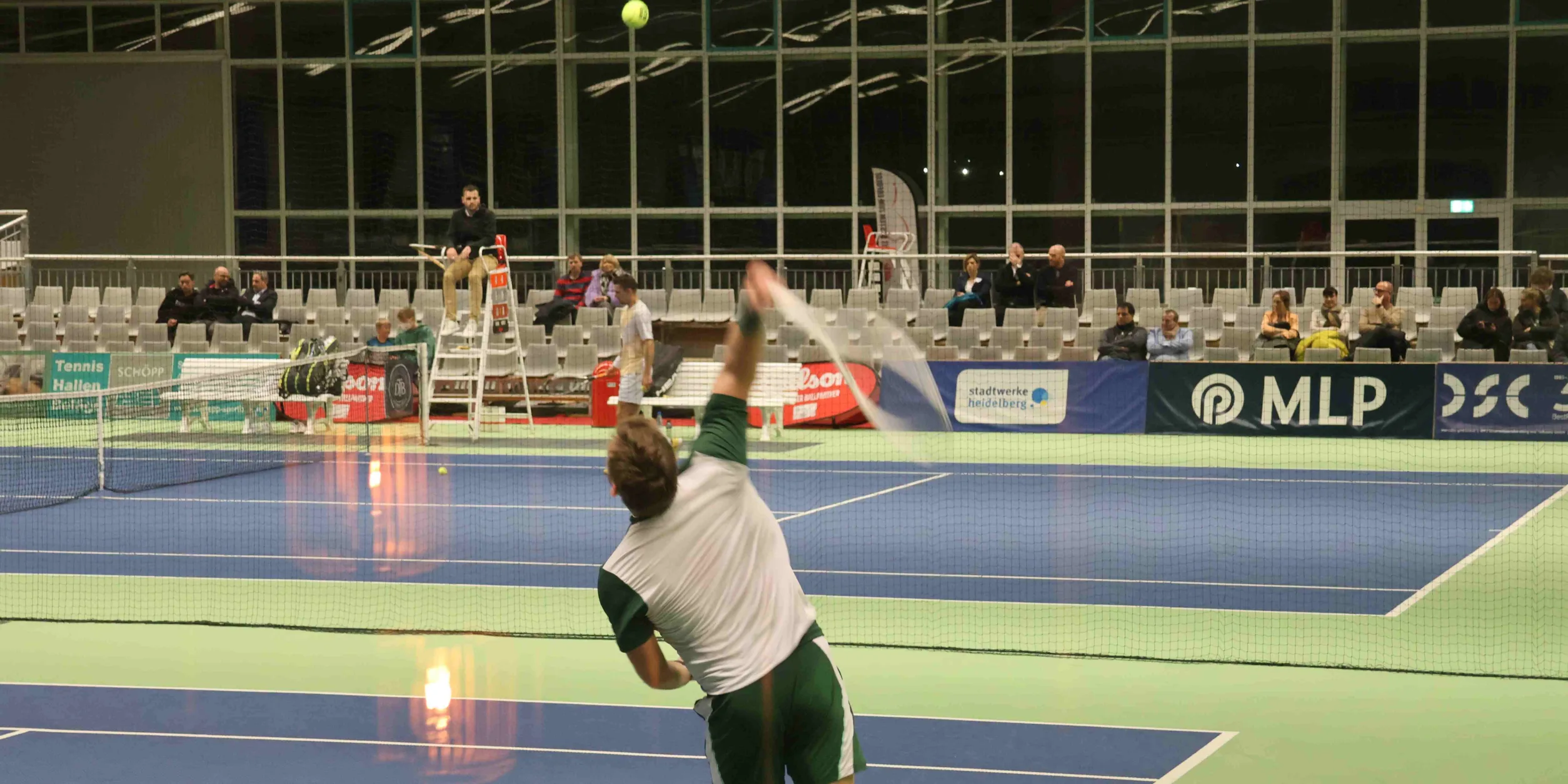 Tennisspieler auf dem MLP Cup