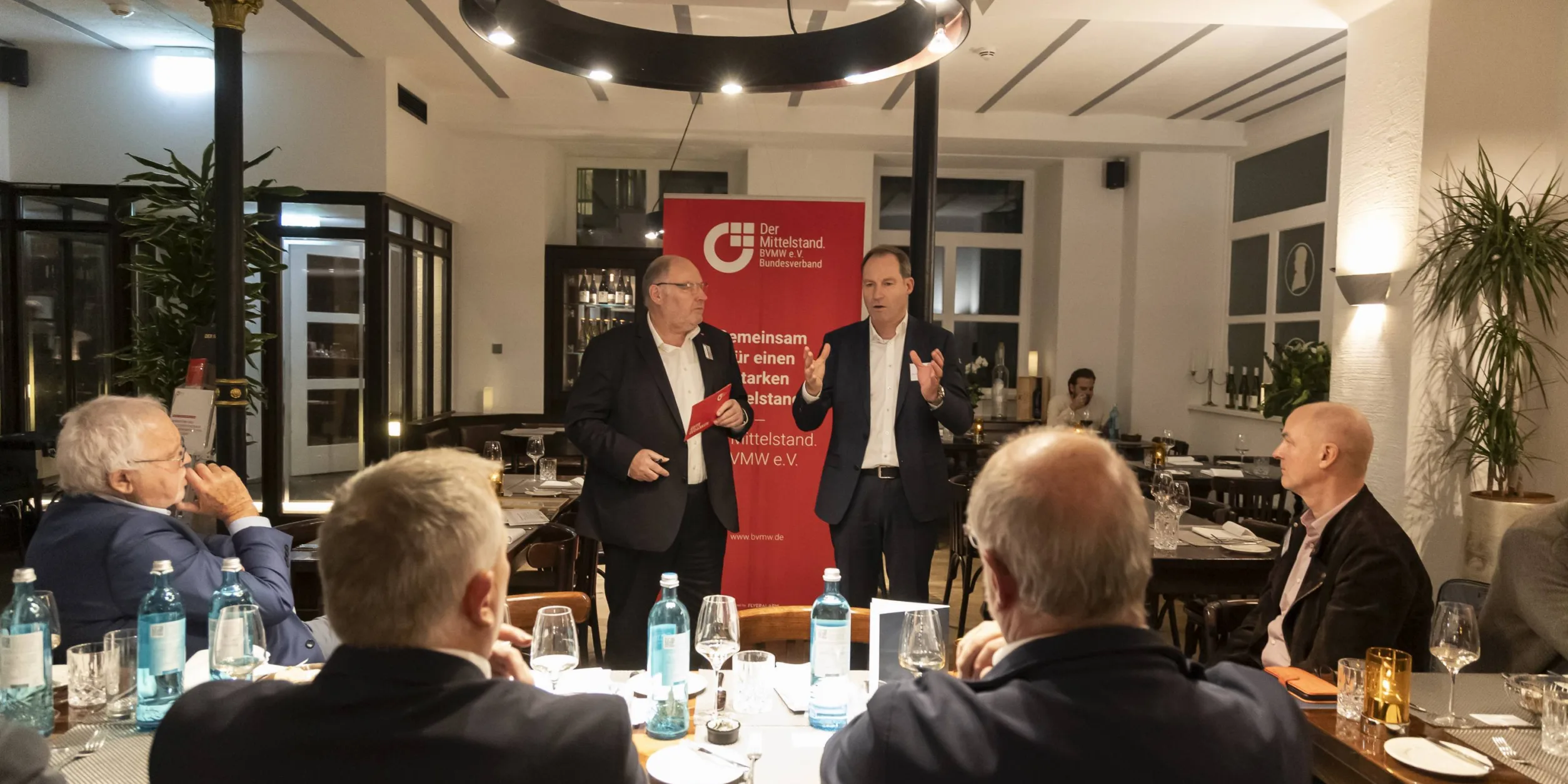 Blich der Teilnehmer auf den moderieten Austausch