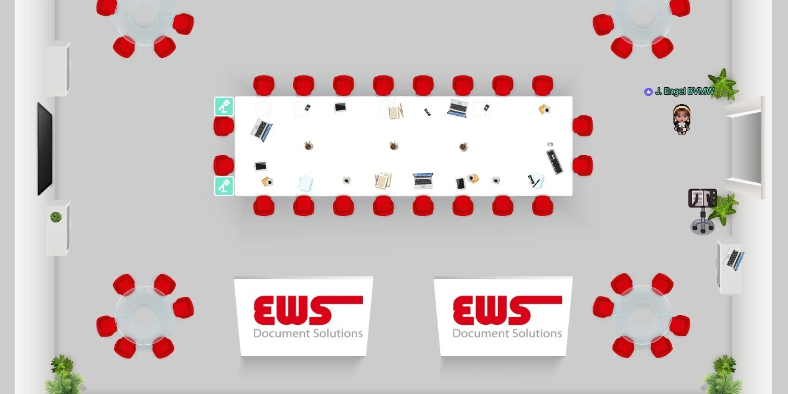ZEP Raum während des Events Netzwerk&Service