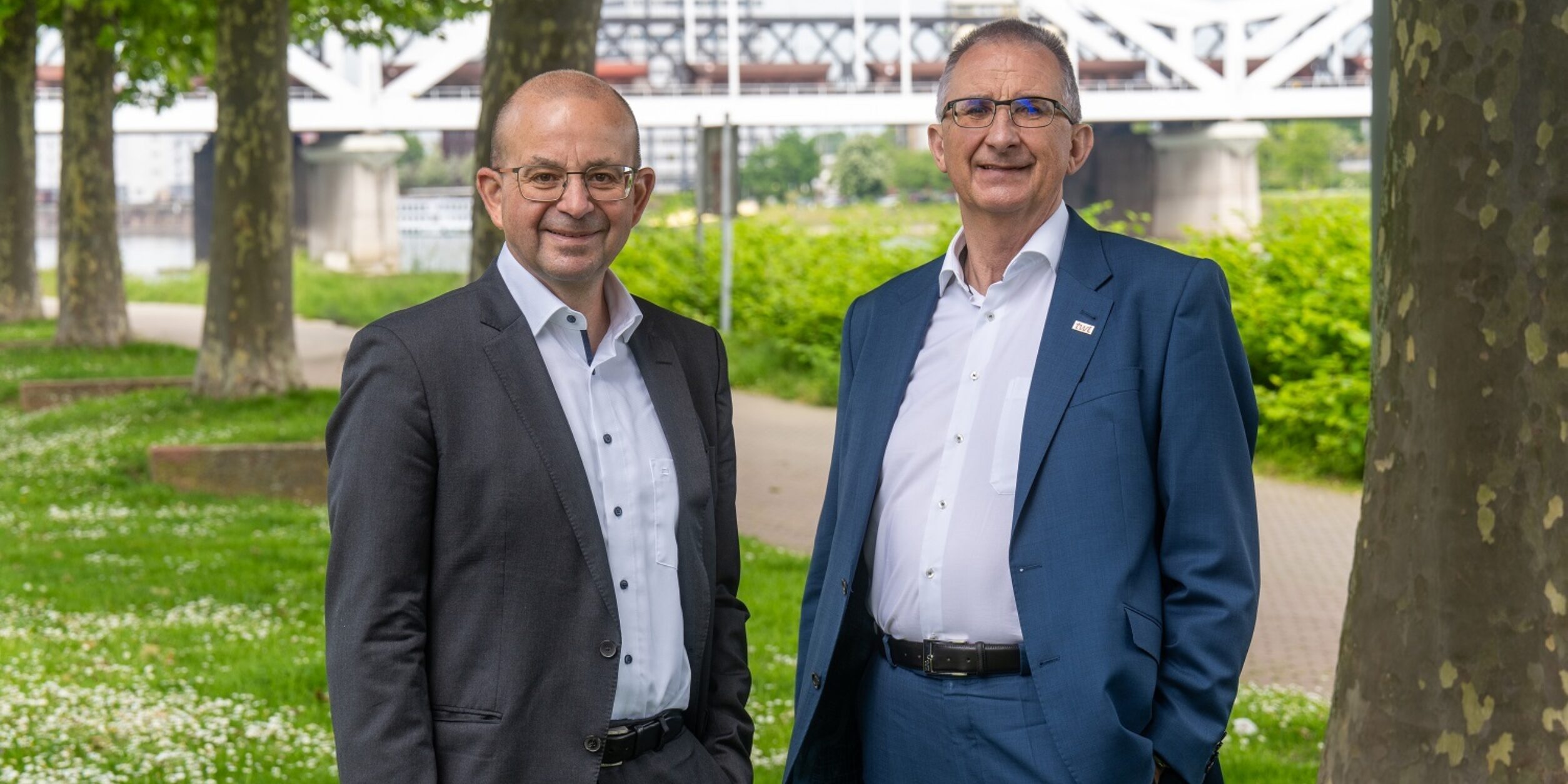 Die Vorstände von TWL: Dieter Feid, Kaufmännischer Vorstand (l.), und Thomas Mösl, Technischer Vorstand (r.).