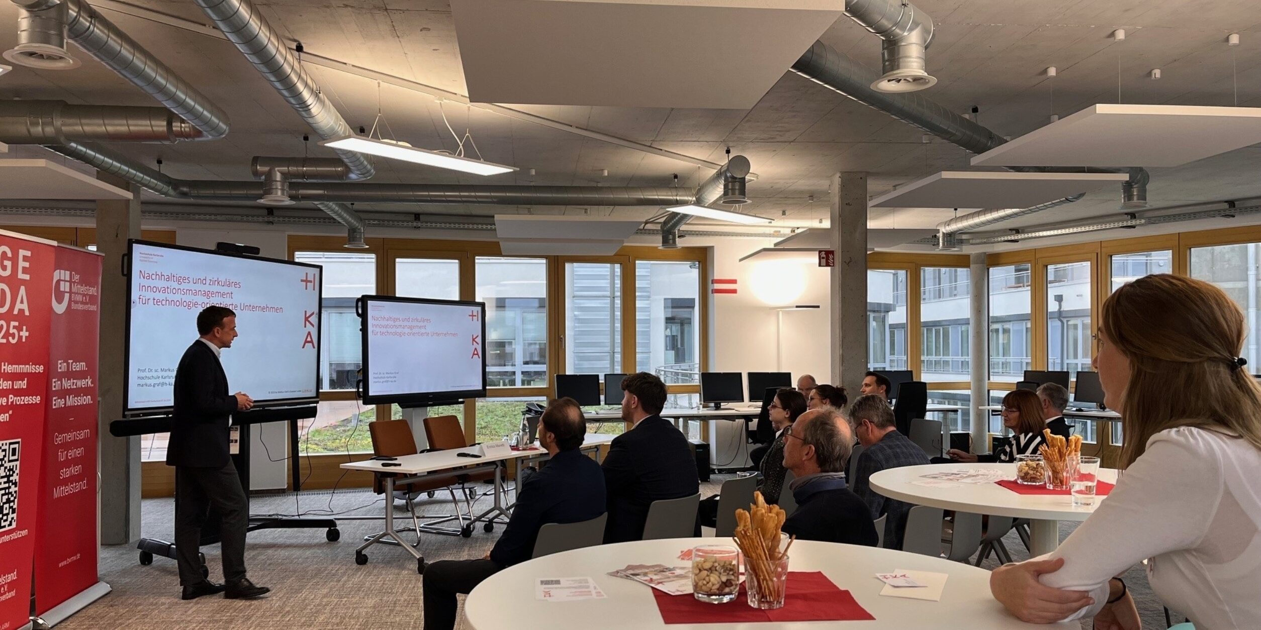 Blick auf den Vortrag