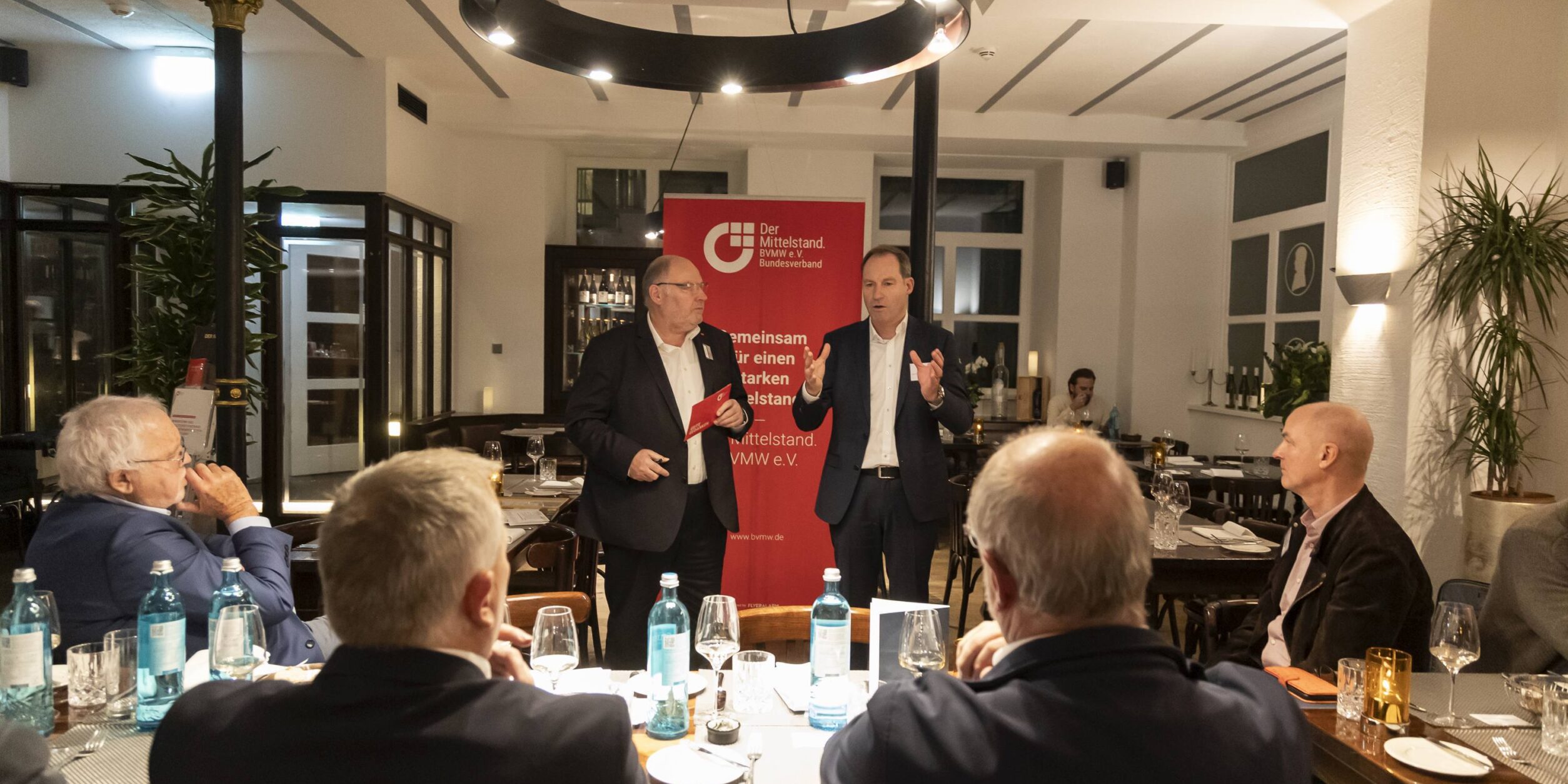 Blich der Teilnehmer auf den moderieten Austausch