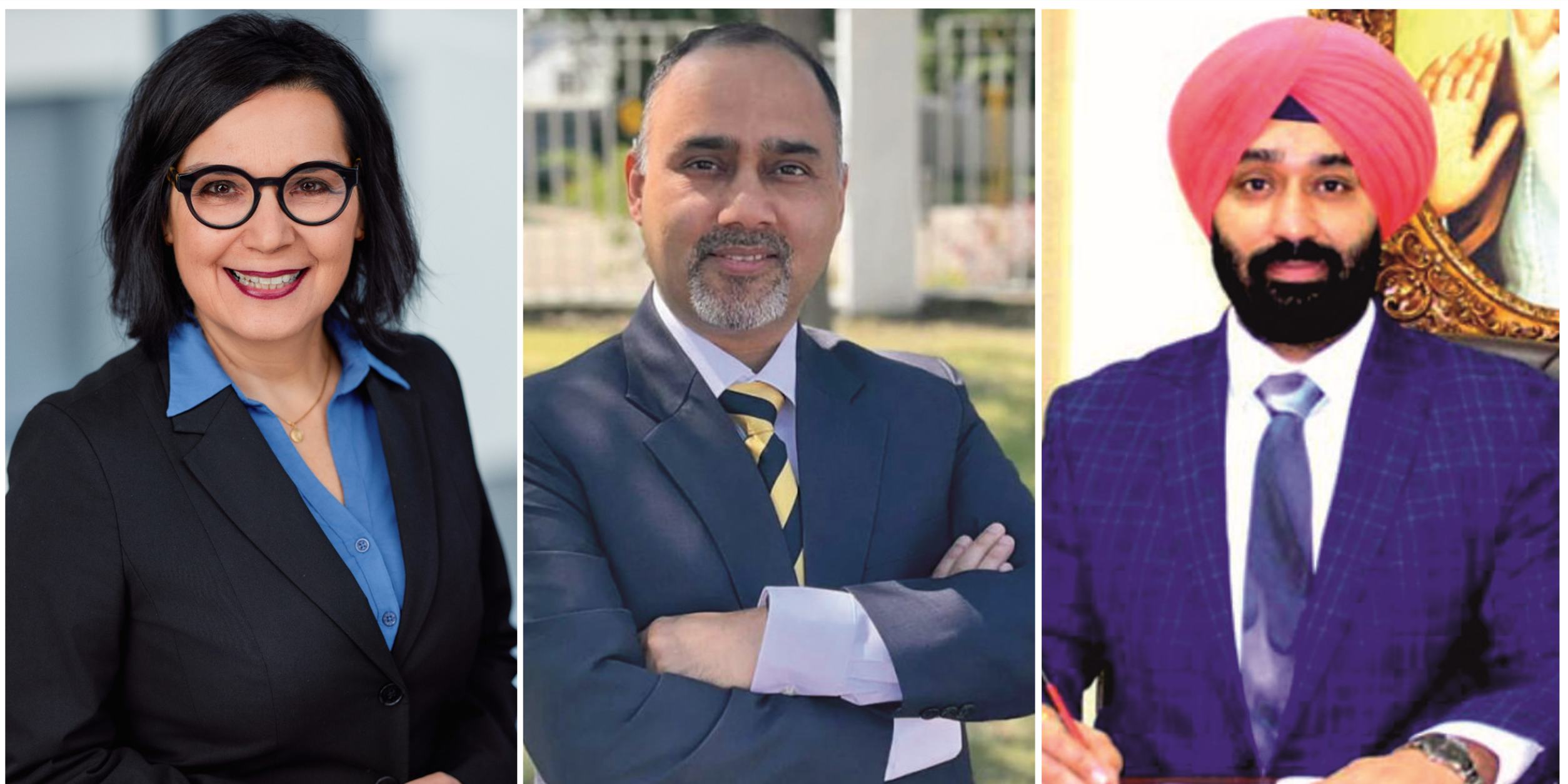 Bilder der 3 leitenden Köpfe