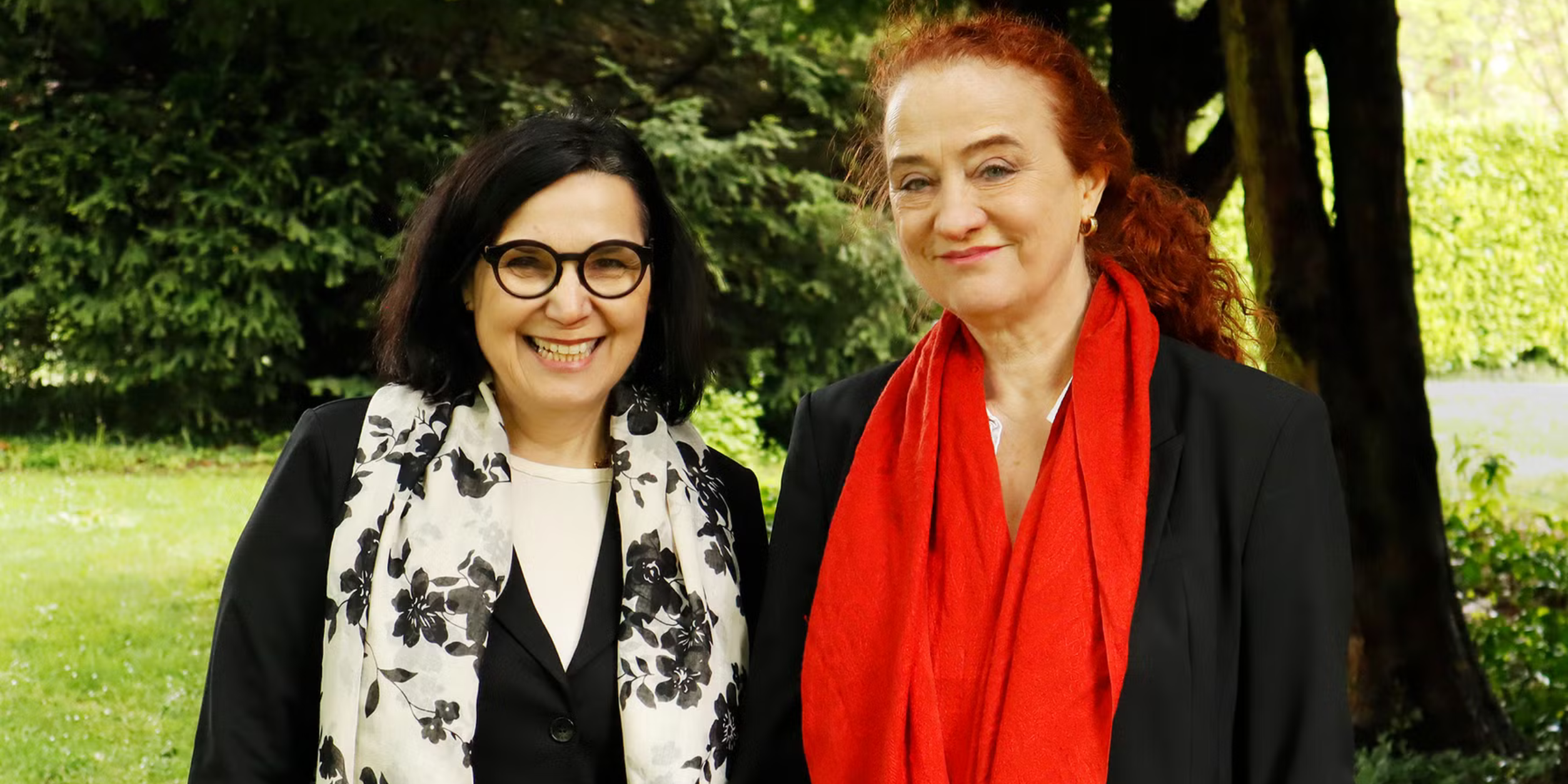 HdWM-Präsidentin Prof. Dr. Daglioglu und Leiterin des WISLs Diana Drexler