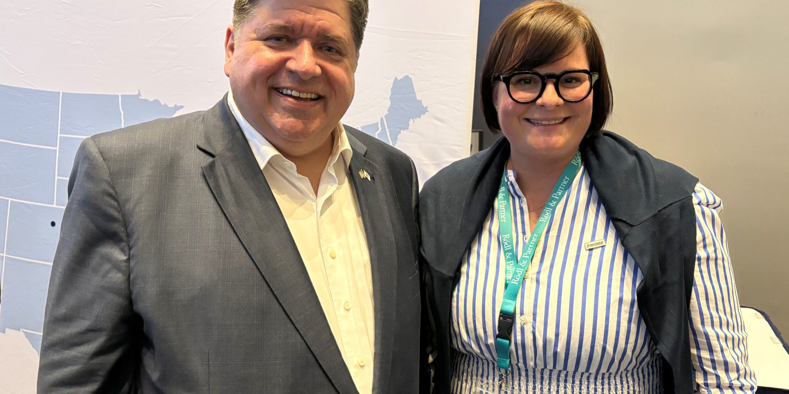 Kletti mit Gouvaneur von Illinois