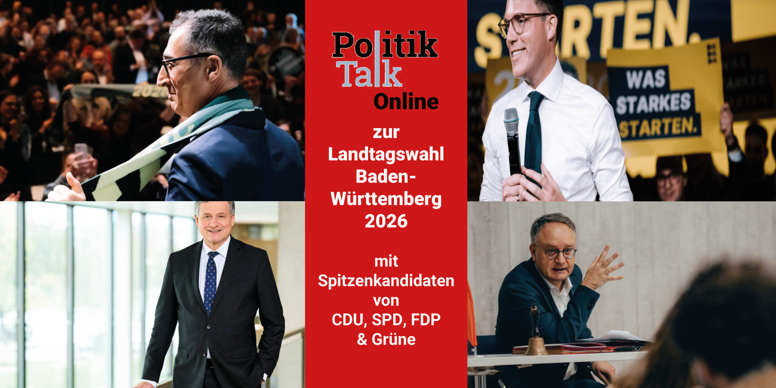 Online- PolitikTalks zur Landtagswahl Baden-Württemberg 2026