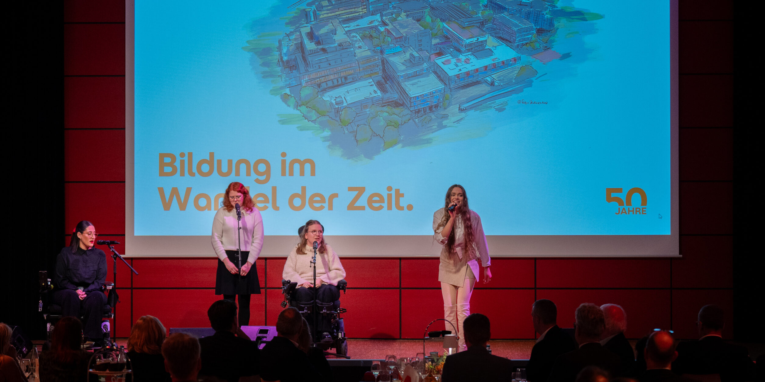 Performance auf der Bühne