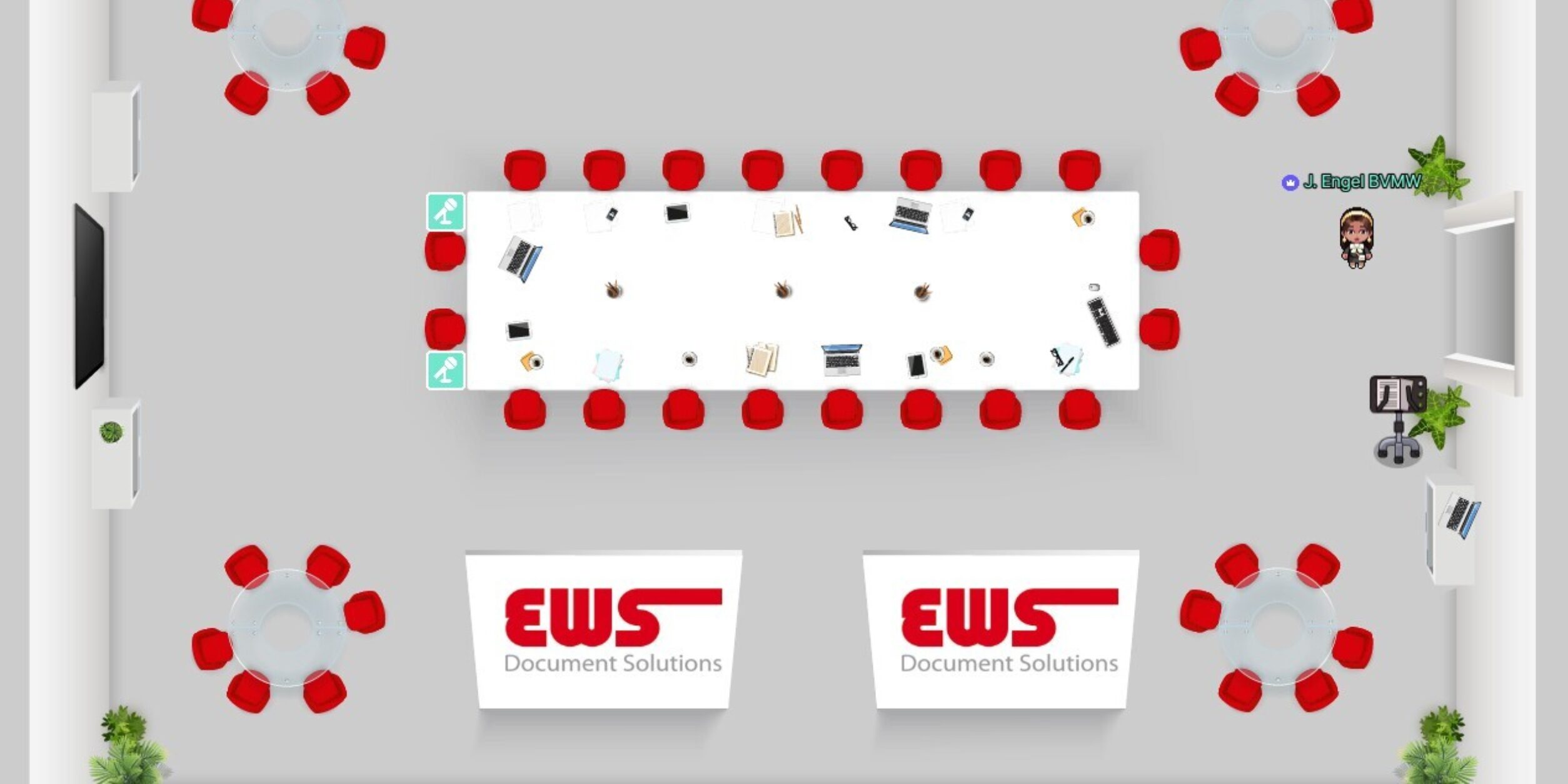 ZEP Raum während des Events Netzwerk&Service