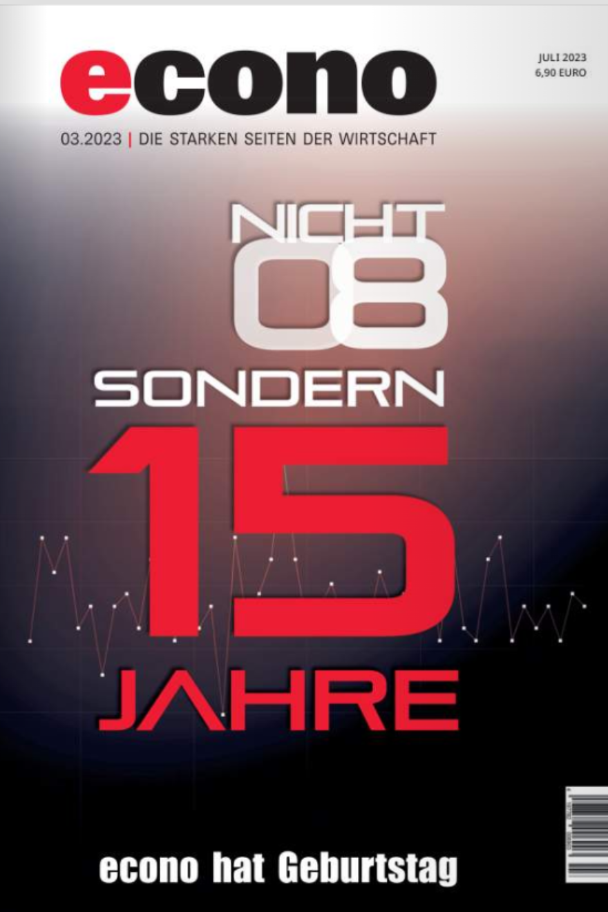 econo cover Ausgabe Juli 2023