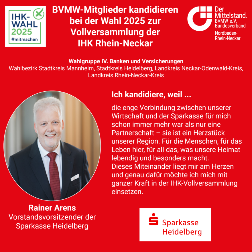 Einzelposting Rainer Arens