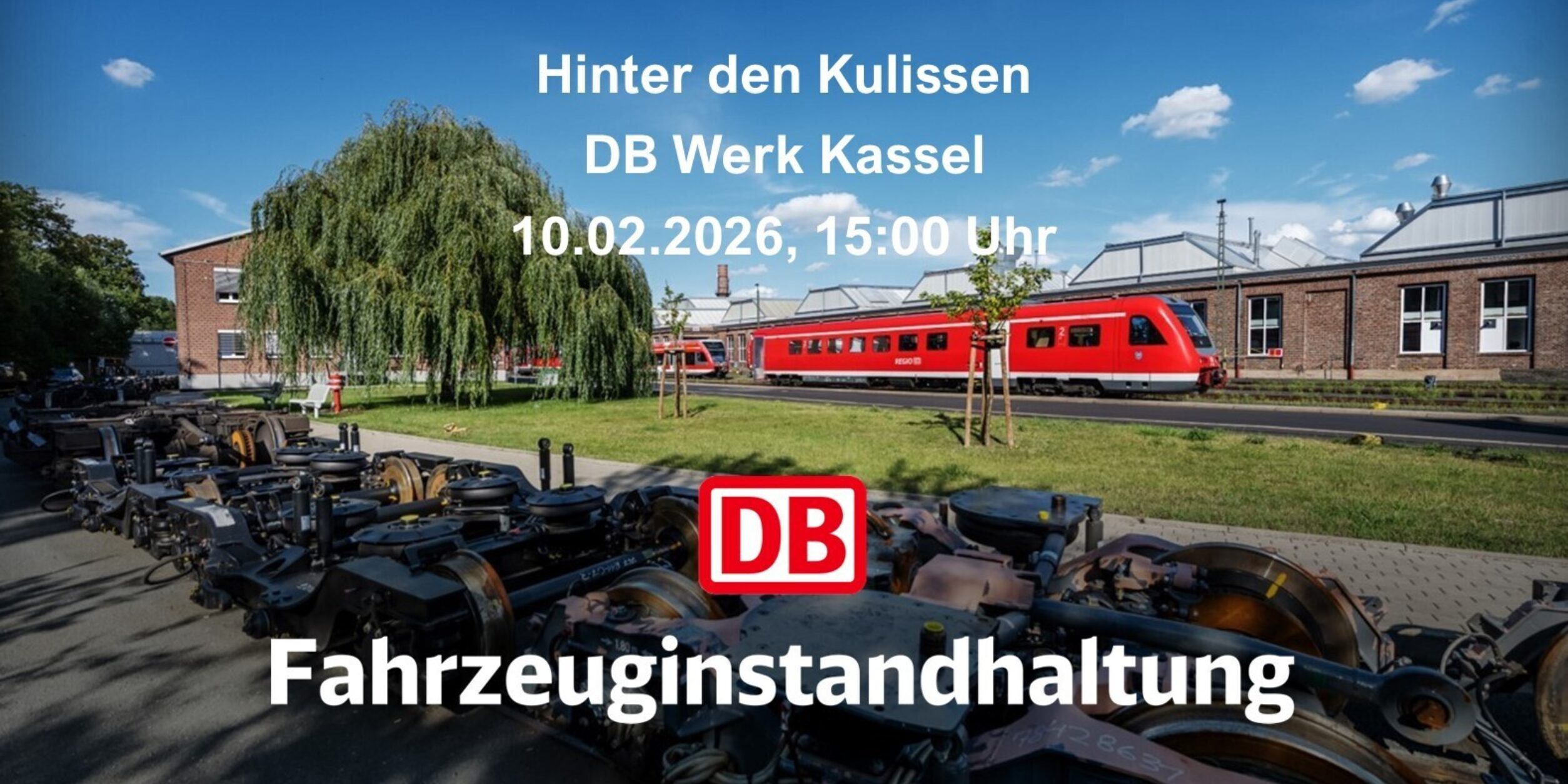 Bild zur Veranstaltung Hinter den Kulissen der DB Fahrzeuginstandhaltung GmbH Werk Kassel am 10. Februar 2026