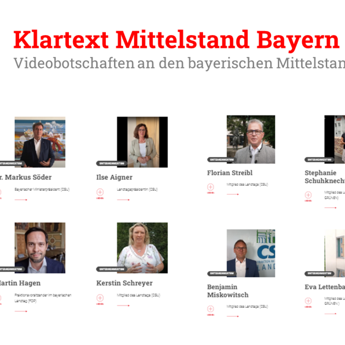 Videobotschaften Bayern LTW 2023