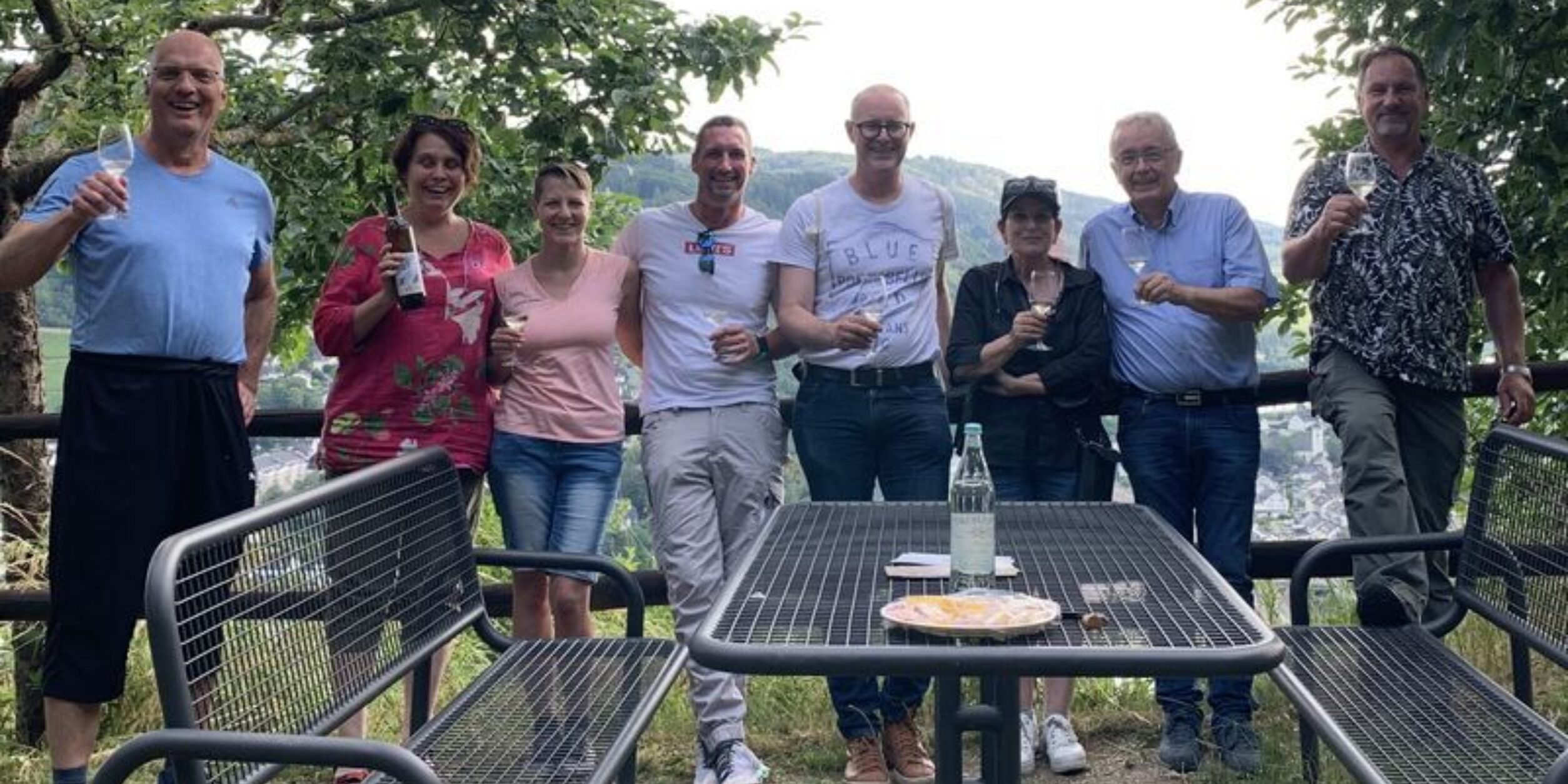 Weinwanderung des BVMW Trier-Eifel-Mosel bei Jutta Fassian