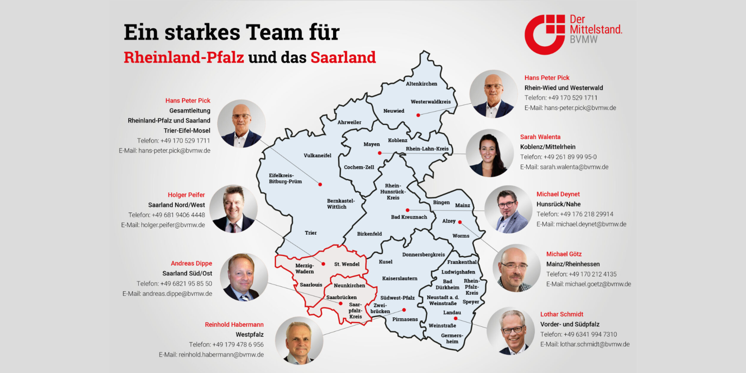 Regionalbüros Rheinland-Pfalz und Saarland