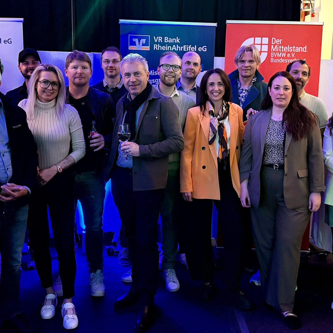 VR Bank RheinAhrEifel eG und BVMW Mittelrhein bringen Mittelstand und Netzwerk beim Heimspiel der EPG Baskets in Koblenz zusammen