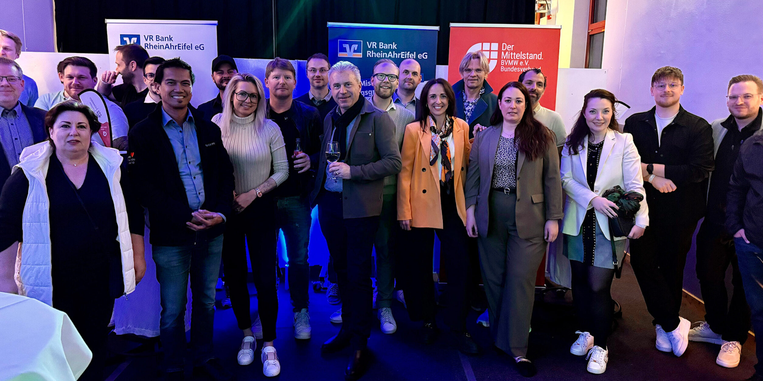 VR Bank RheinAhrEifel eG und BVMW Mittelrhein bringen Mittelstand und Netzwerk beim Heimspiel der EPG Baskets in Koblenz zusammen