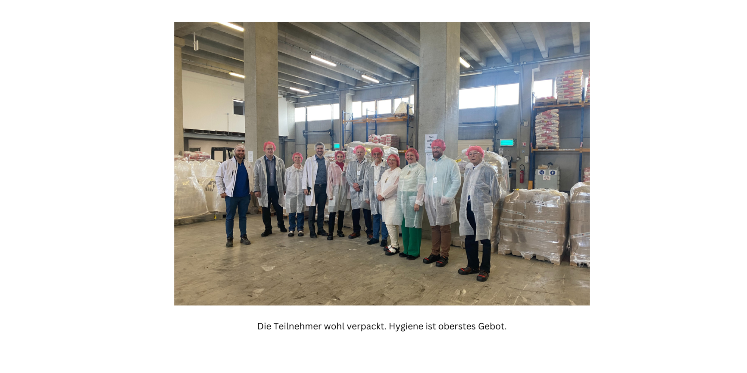 Praxis vor Ort am Produktionsstandort von Abel + Schäfer KOMPLET im französischen Schoeneck