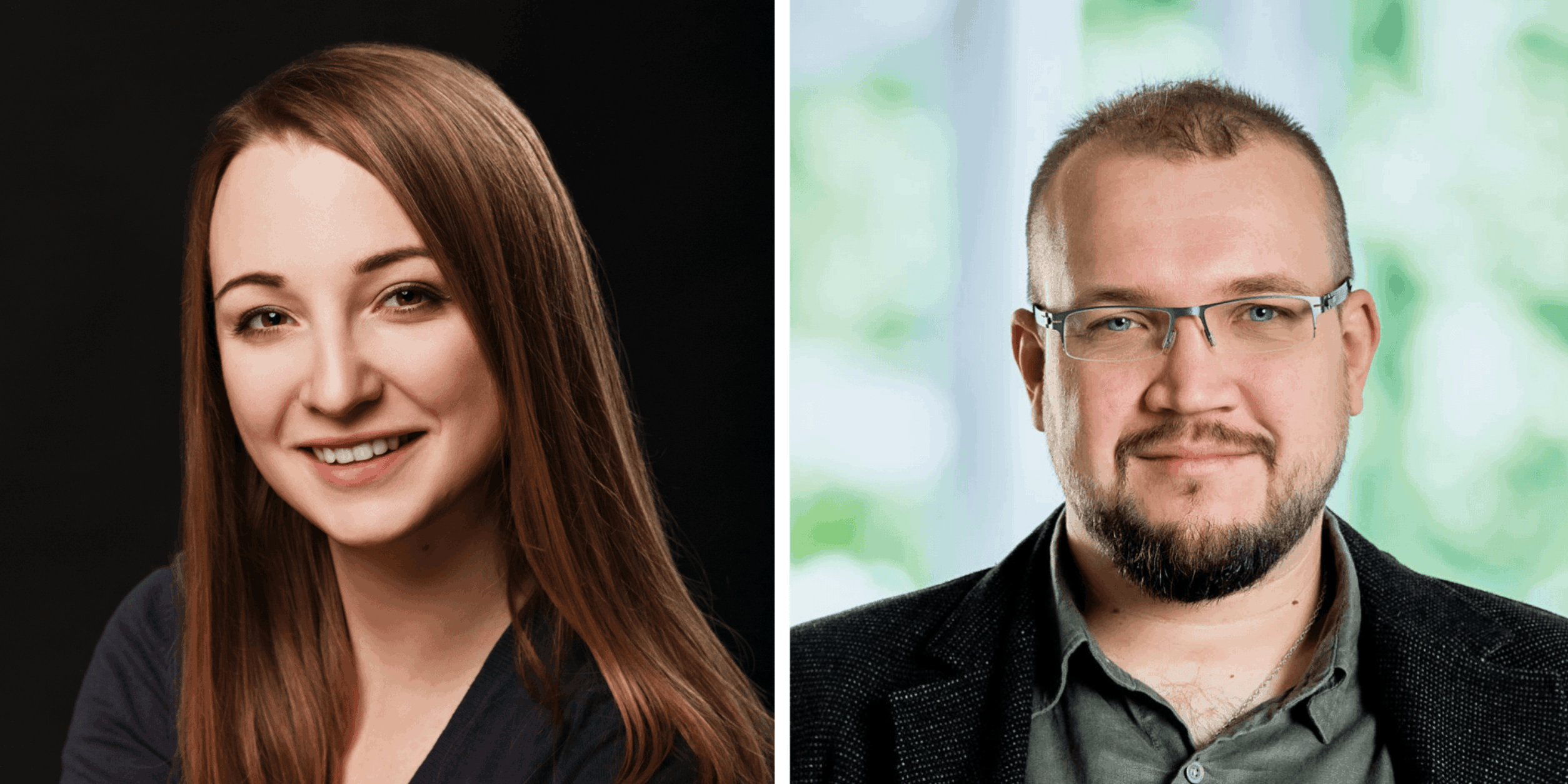 Portraittotos von Valieriia Zubrizki und Alexander Zubrizki