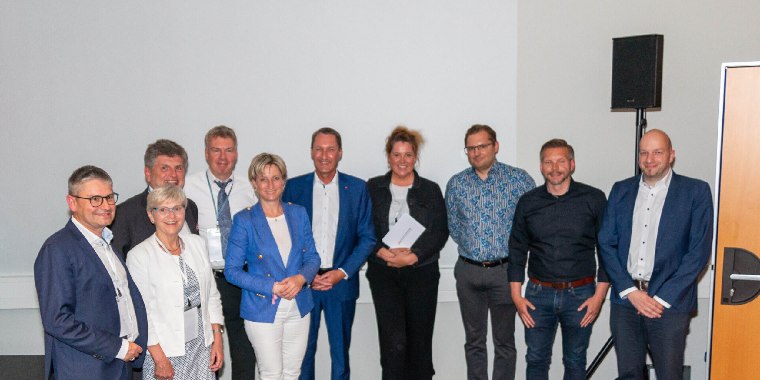 Teilnehmer der Podiumsdiskussion bei M&M Software zum Thema Künstliche Intelligenz