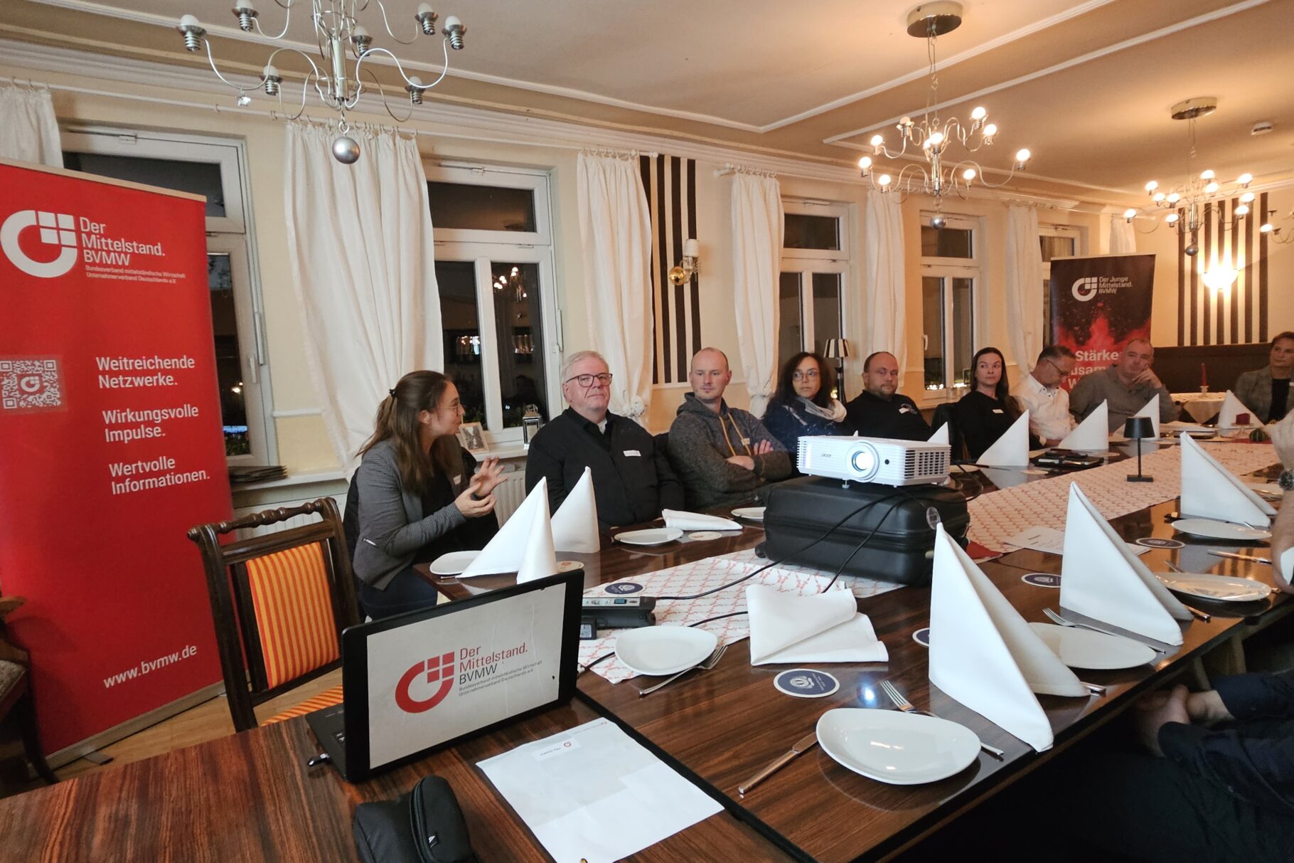 BVMW-Mittelstands-Treff am Abend