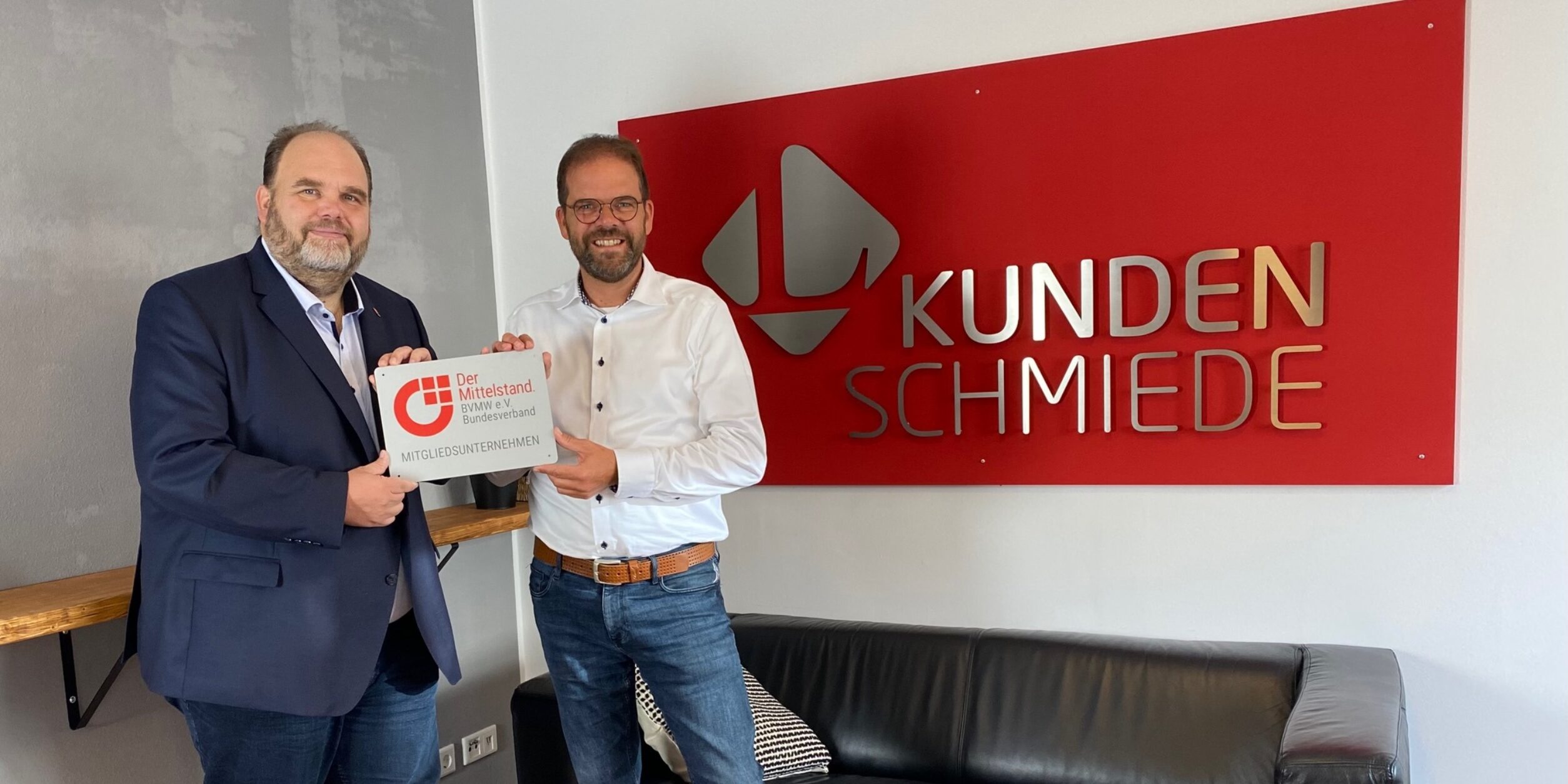 Begrüßung Kunden Schmiede