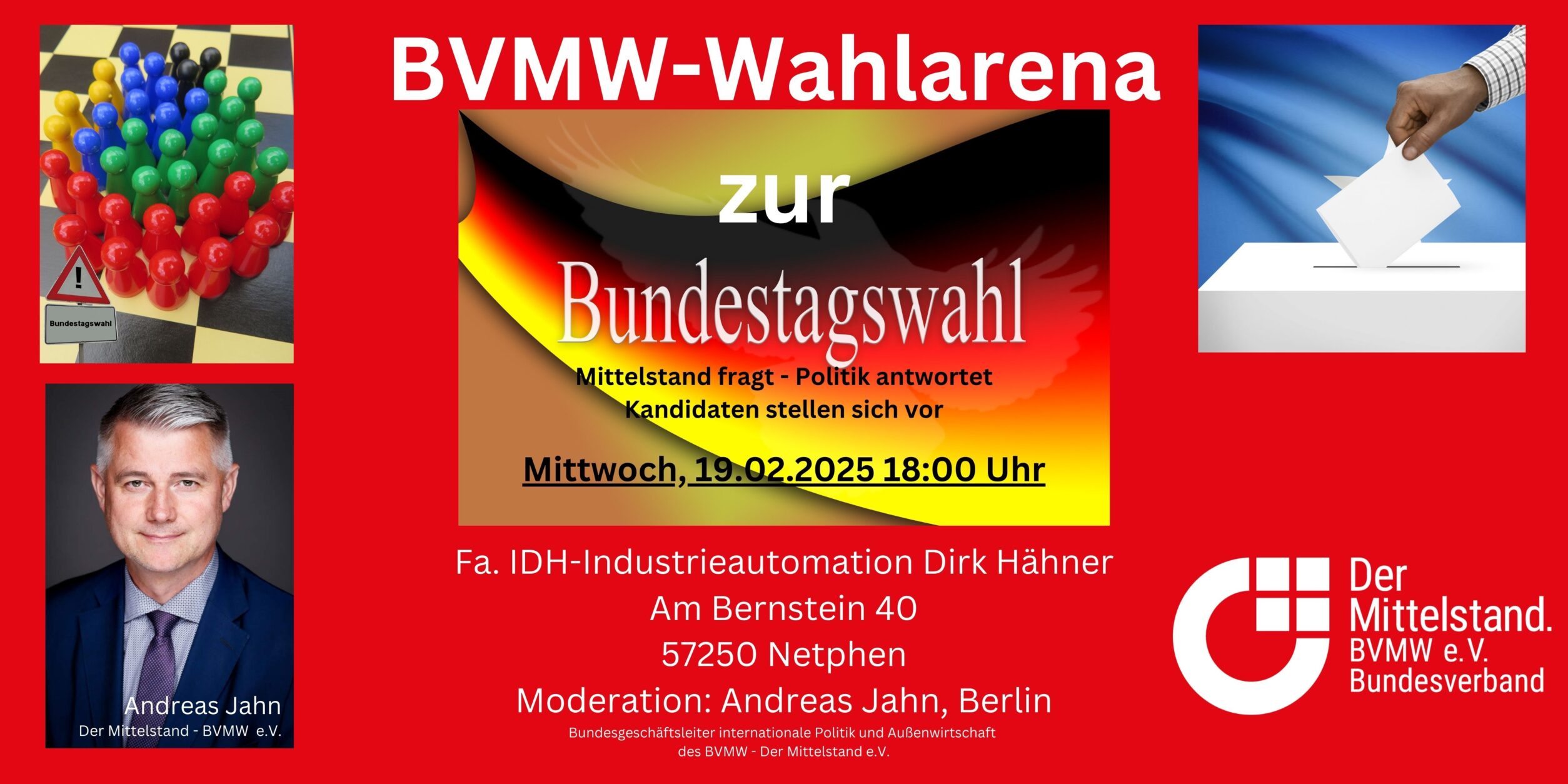 BVMW Wahlarena Netphen 2025 2000 x 1000 px