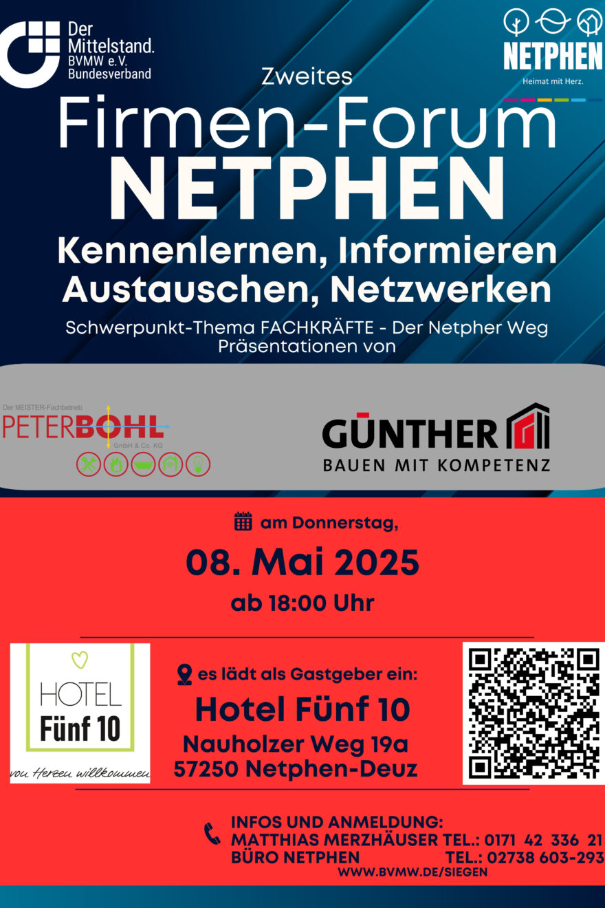 Firmen Forum Netphen Plakat 2025