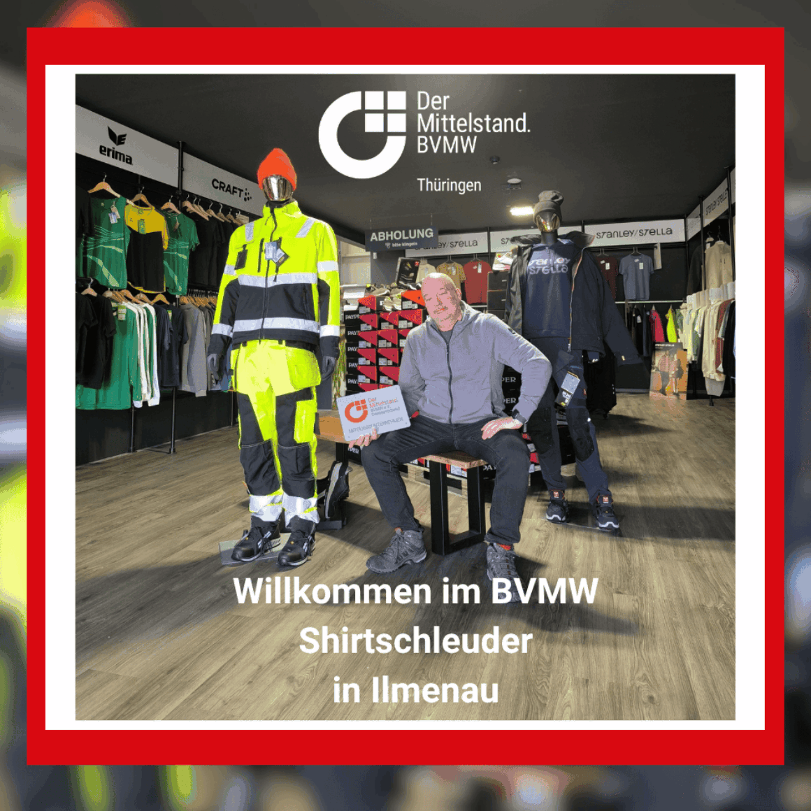 Berufsbekleidung Ilmenau Shirtschleuder BVMW Thüringen KI Mittelstand