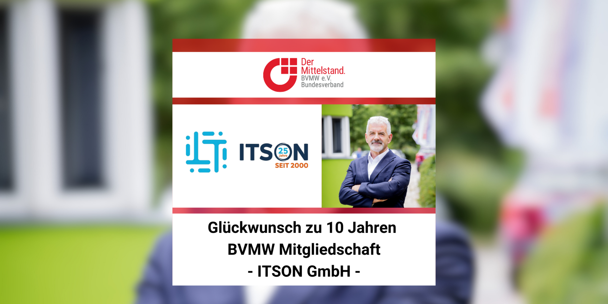 ITSON GmbH Sonneberg 10 Jahre Mitgliedschaft BVMW