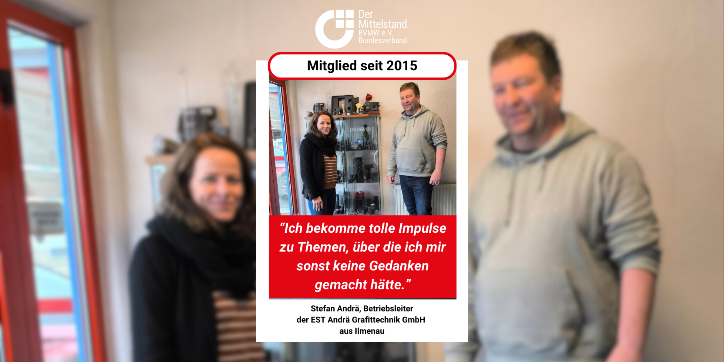 Stefan Andrä, Betriebsleiter der EST Andrä Grafittechnik im Gespräch 2025