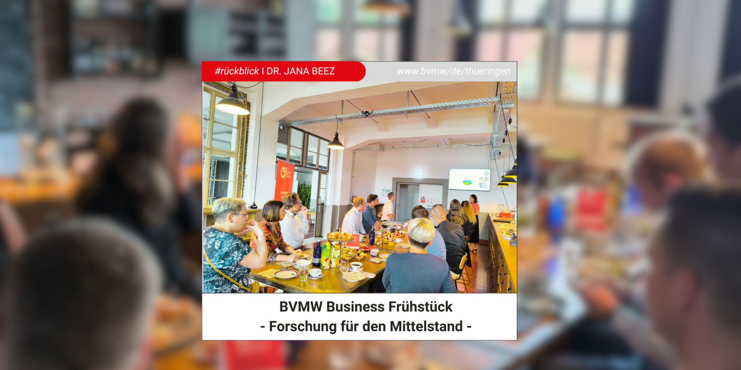BVMW Business Frühstück Forschung Mittelstand GFE