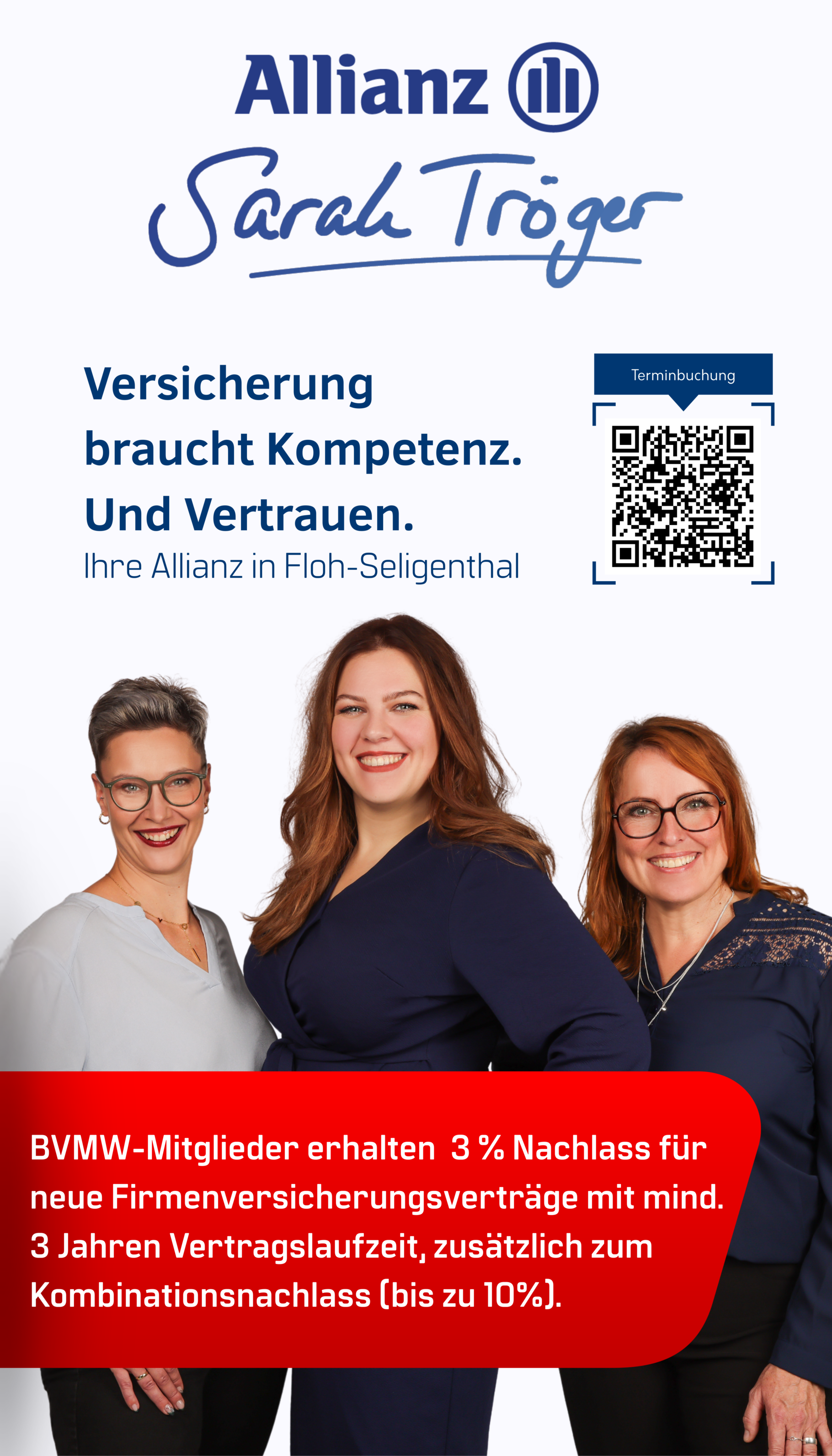 Sarah Tröger Allianz BVMW Rabatt Firmenversicherungen
