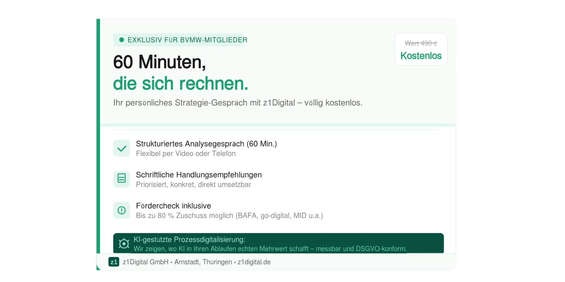 z1Digital Mitgliederangebot