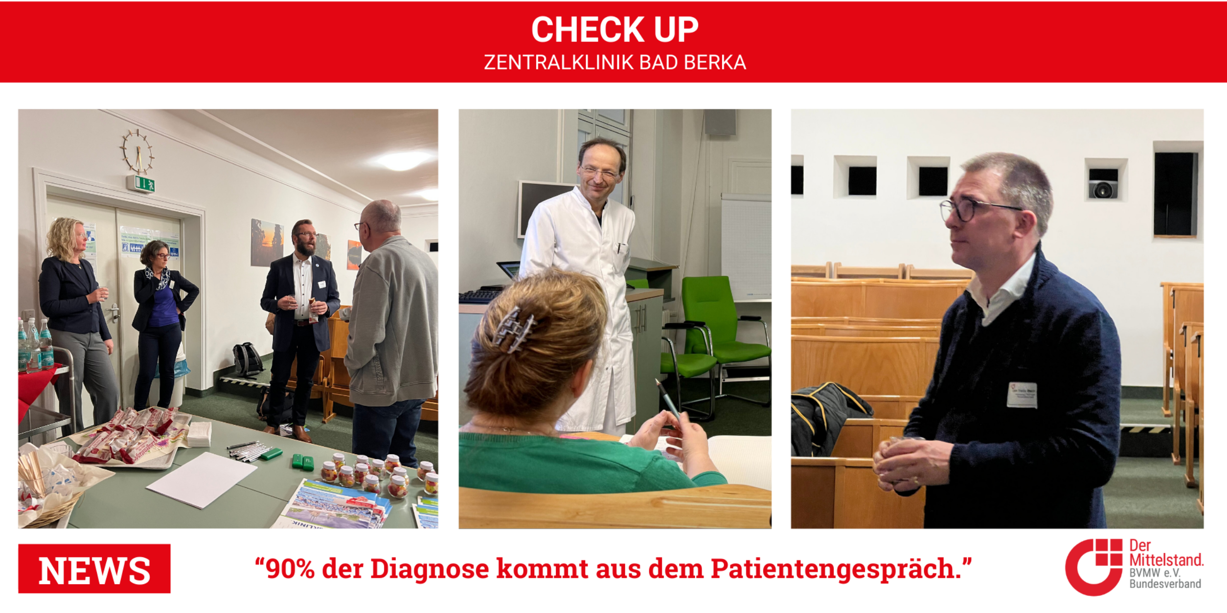 Diskussion über Gesundheits Check Ups