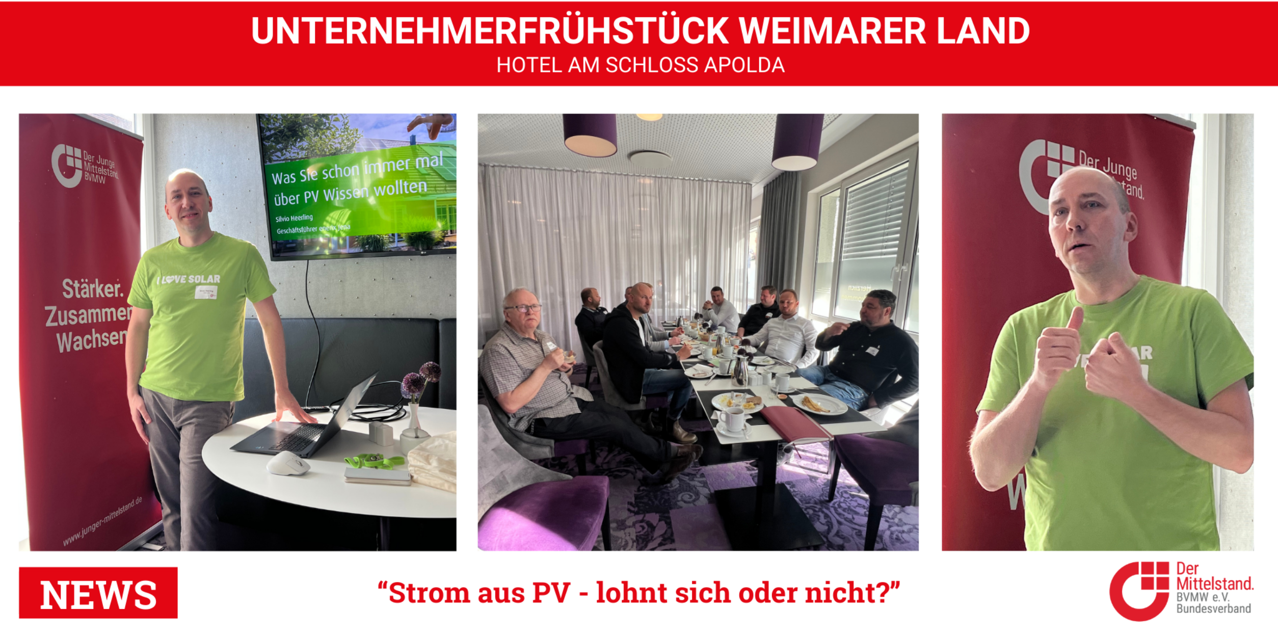 Silvio Heerling berichtet über PV Anlagen