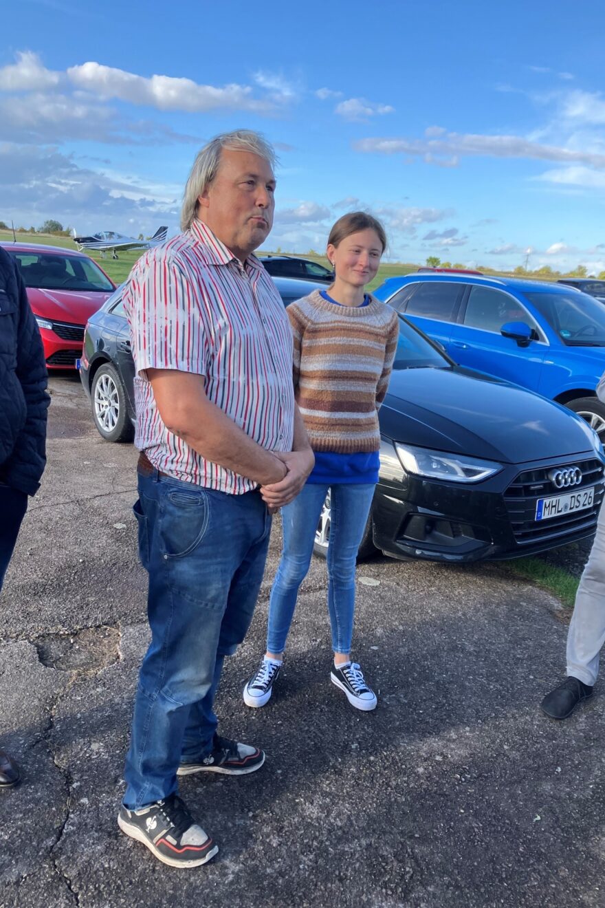 v.L. Jörg Schönfels Aero-Club Gotha e.V. und Victoria Schönfels Aero-Club Gotha e.V.