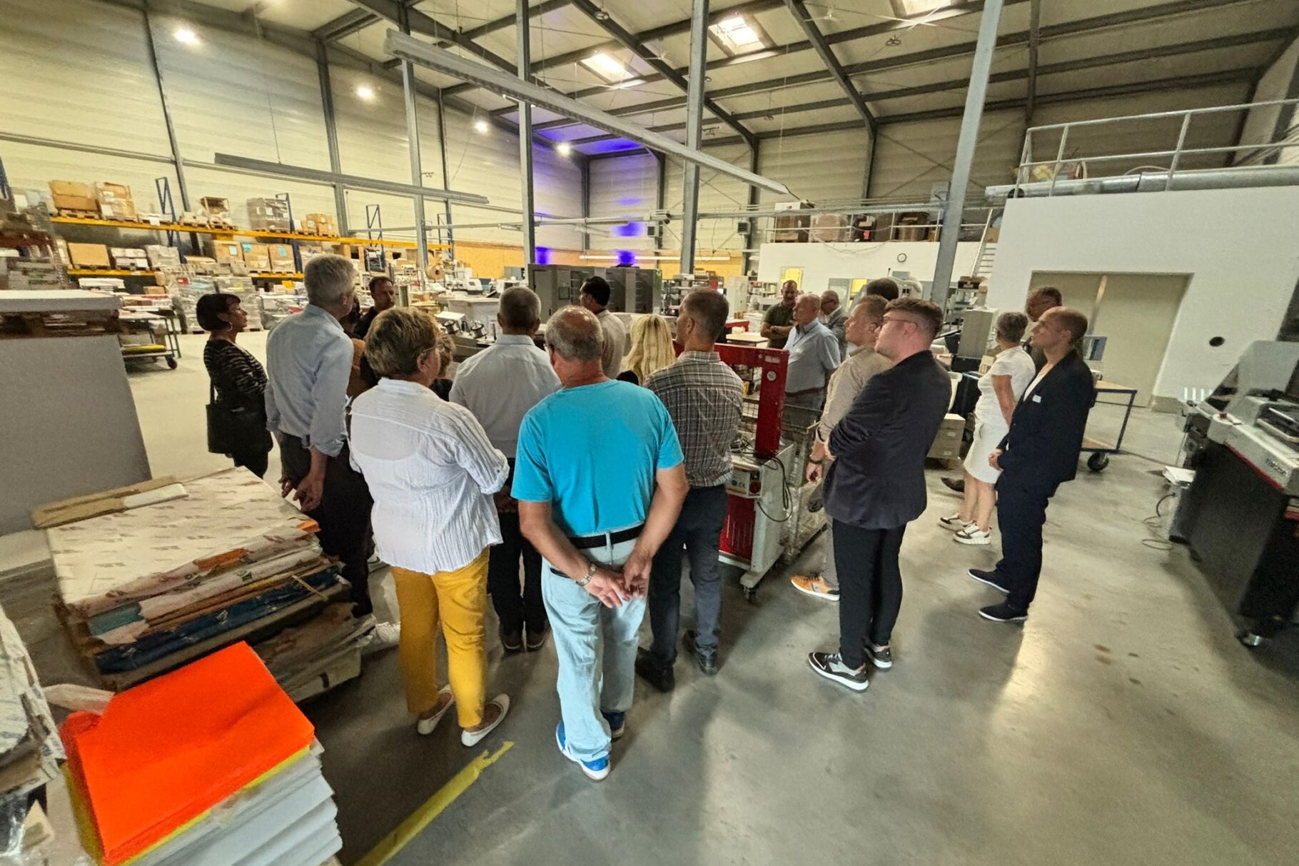 Rundgang Produktionshalle