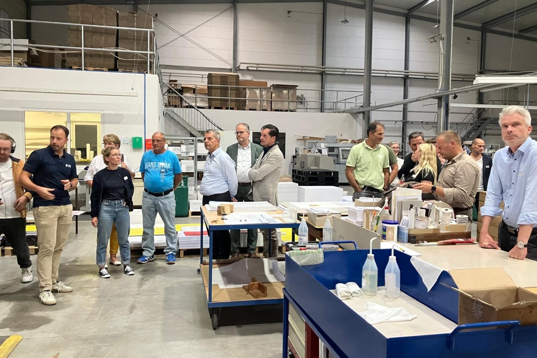 Rundgang Produktionshalle