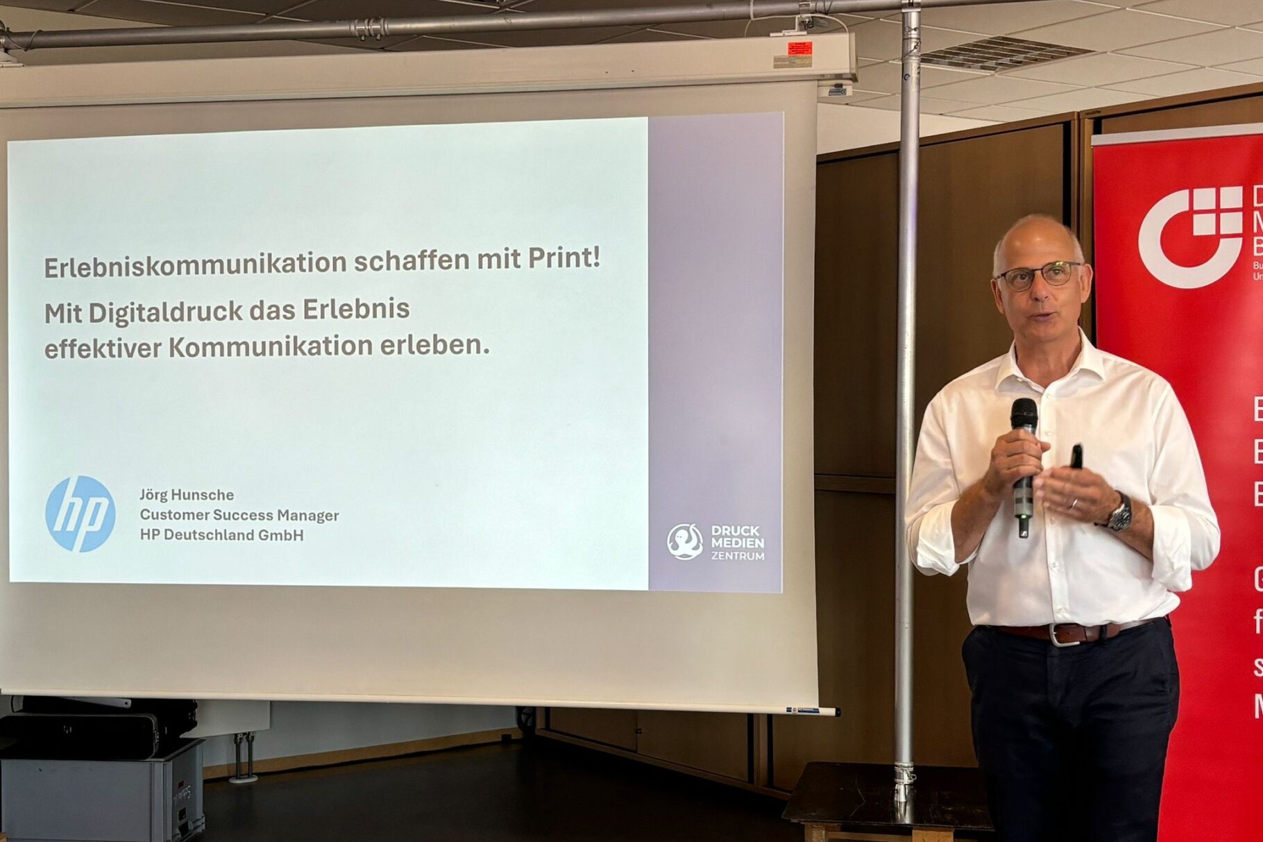 Vortrag Jörg Hunsche von HP Deutschland GmbH