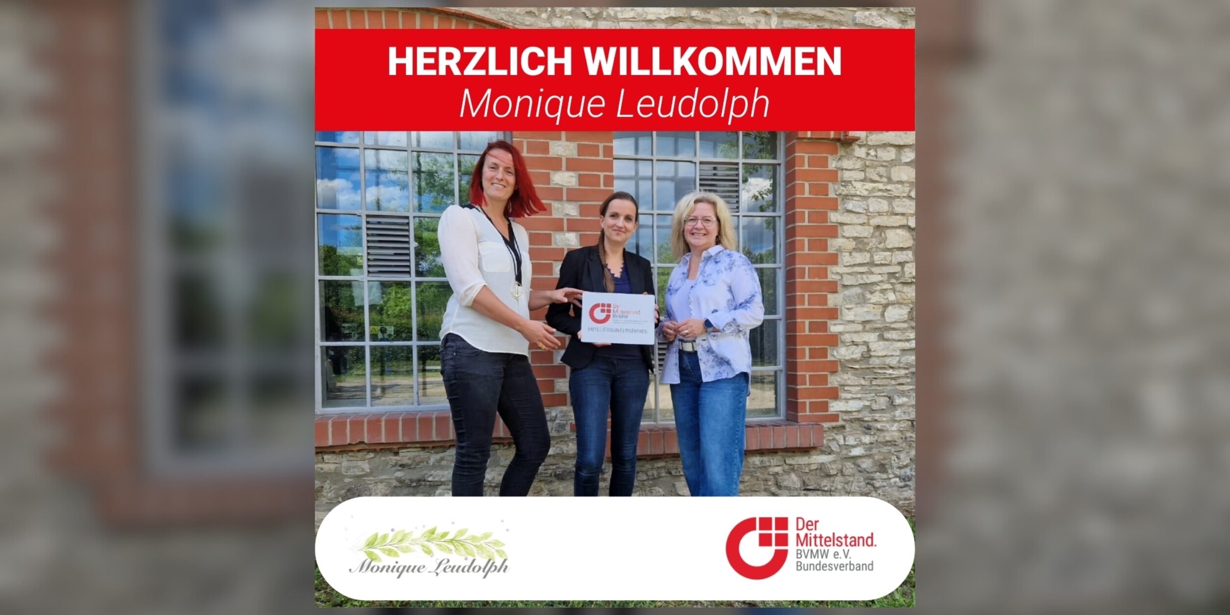 Herzlich willkommen Monique Leudolph
