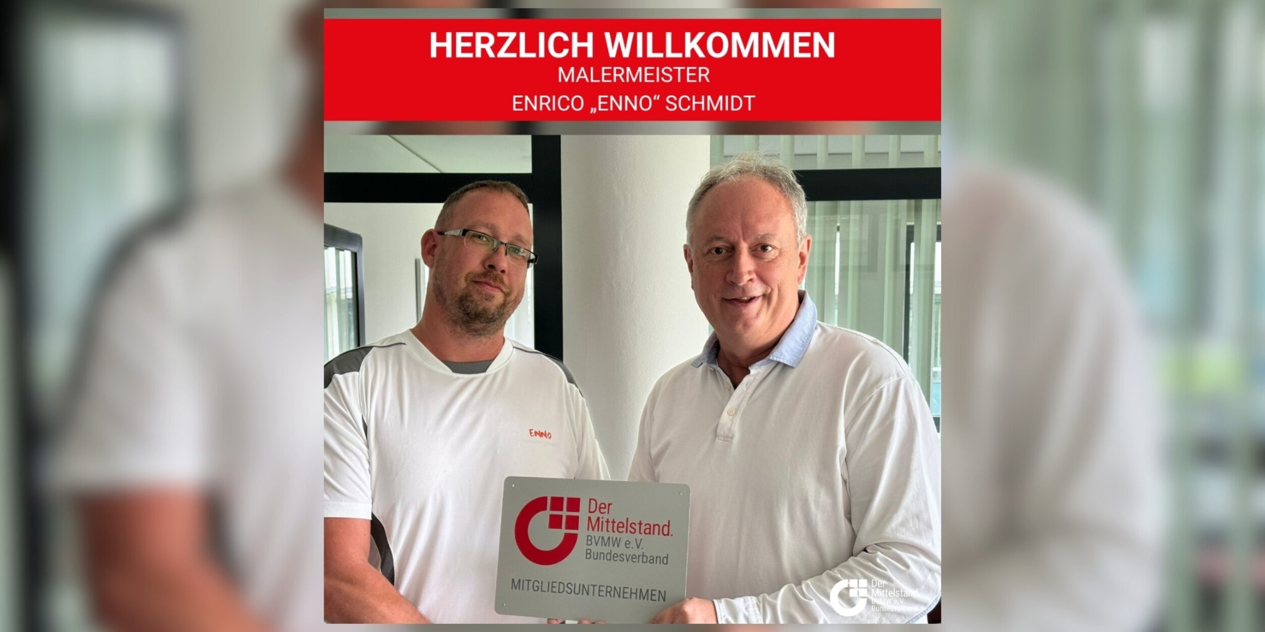Herzlich Willkommen Enrico Enno Schmidt